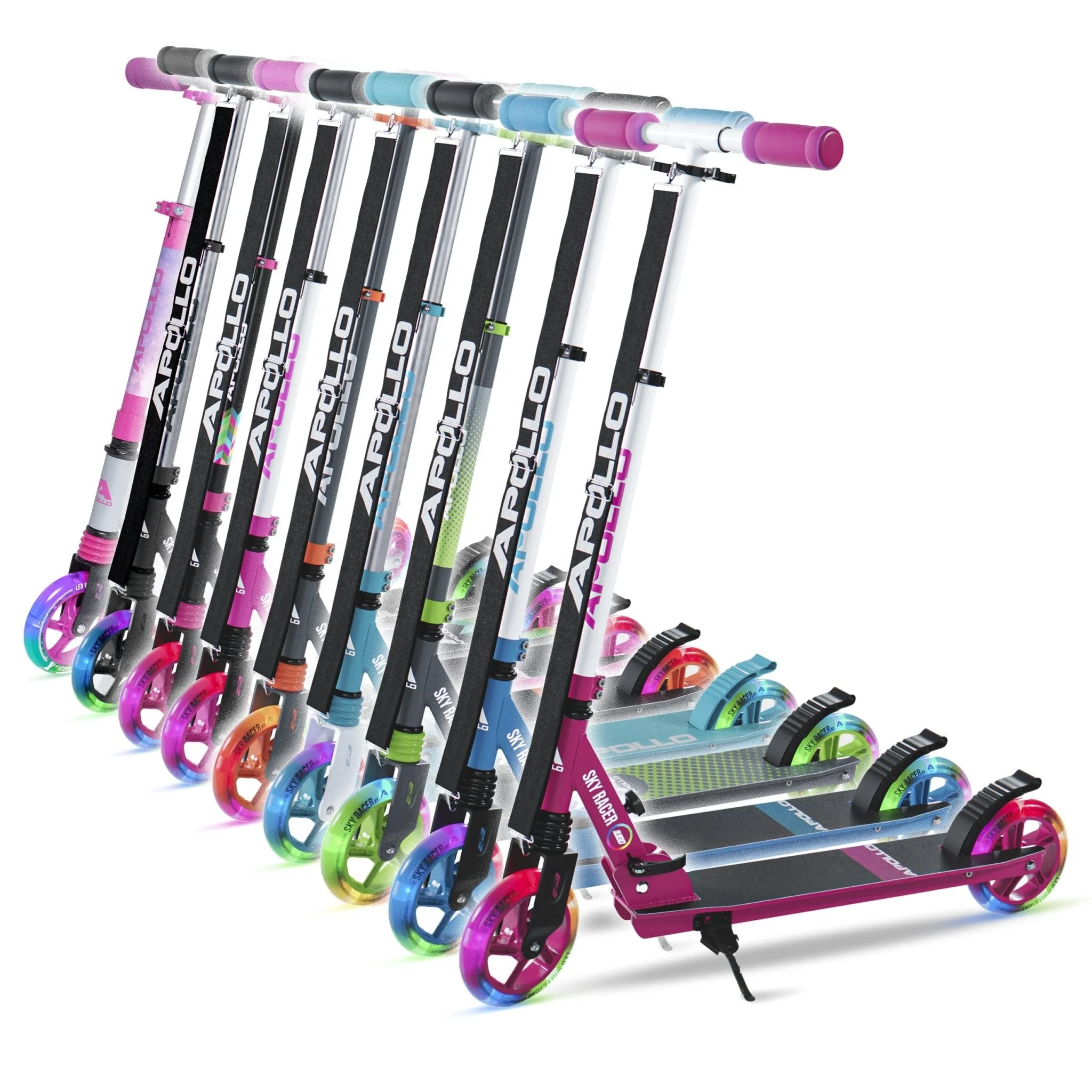 145mm City Scooter mit Federung "Skyracer" klappbar und höhenverstellbar - Image 58