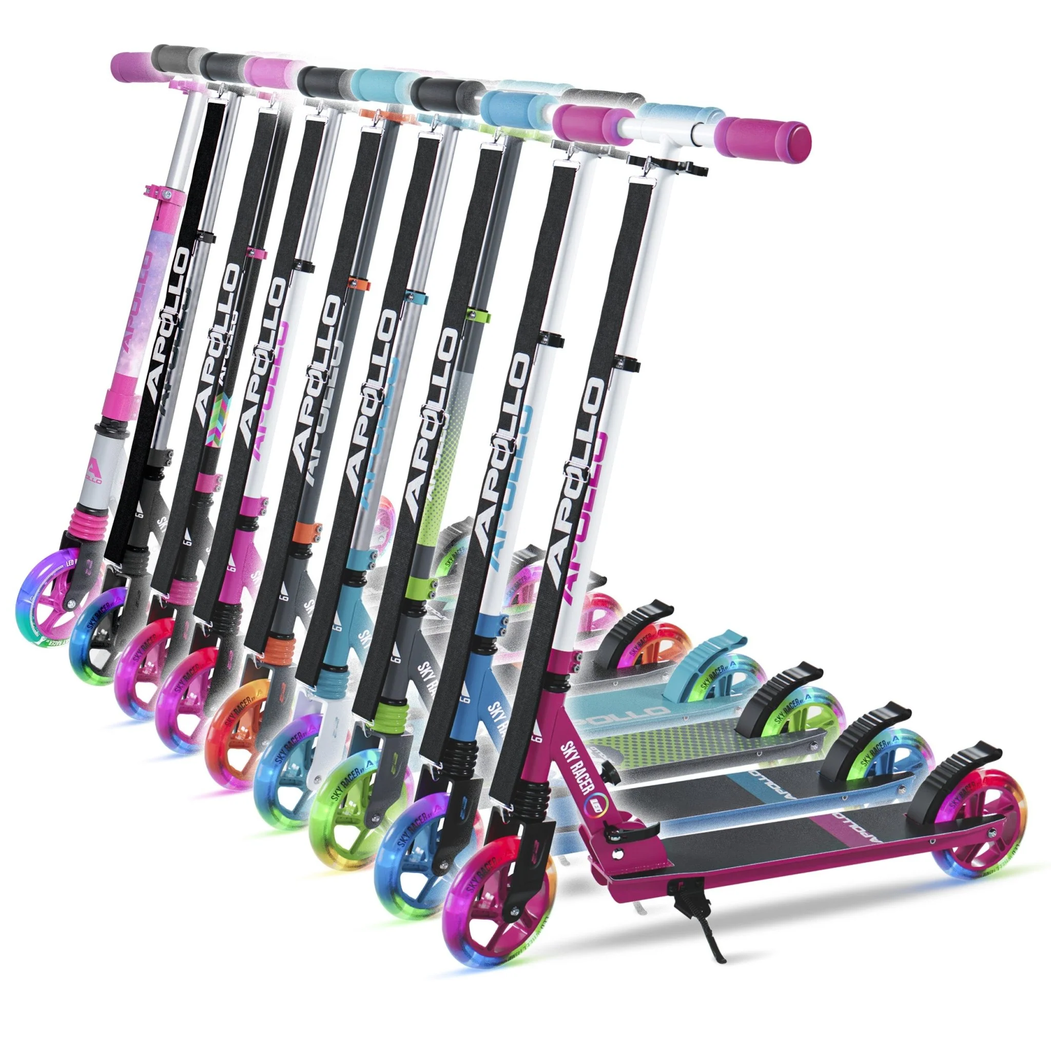 145mm City Scooter mit Federung "Skyracer" klappbar und höhenverstellbar - Image 66
