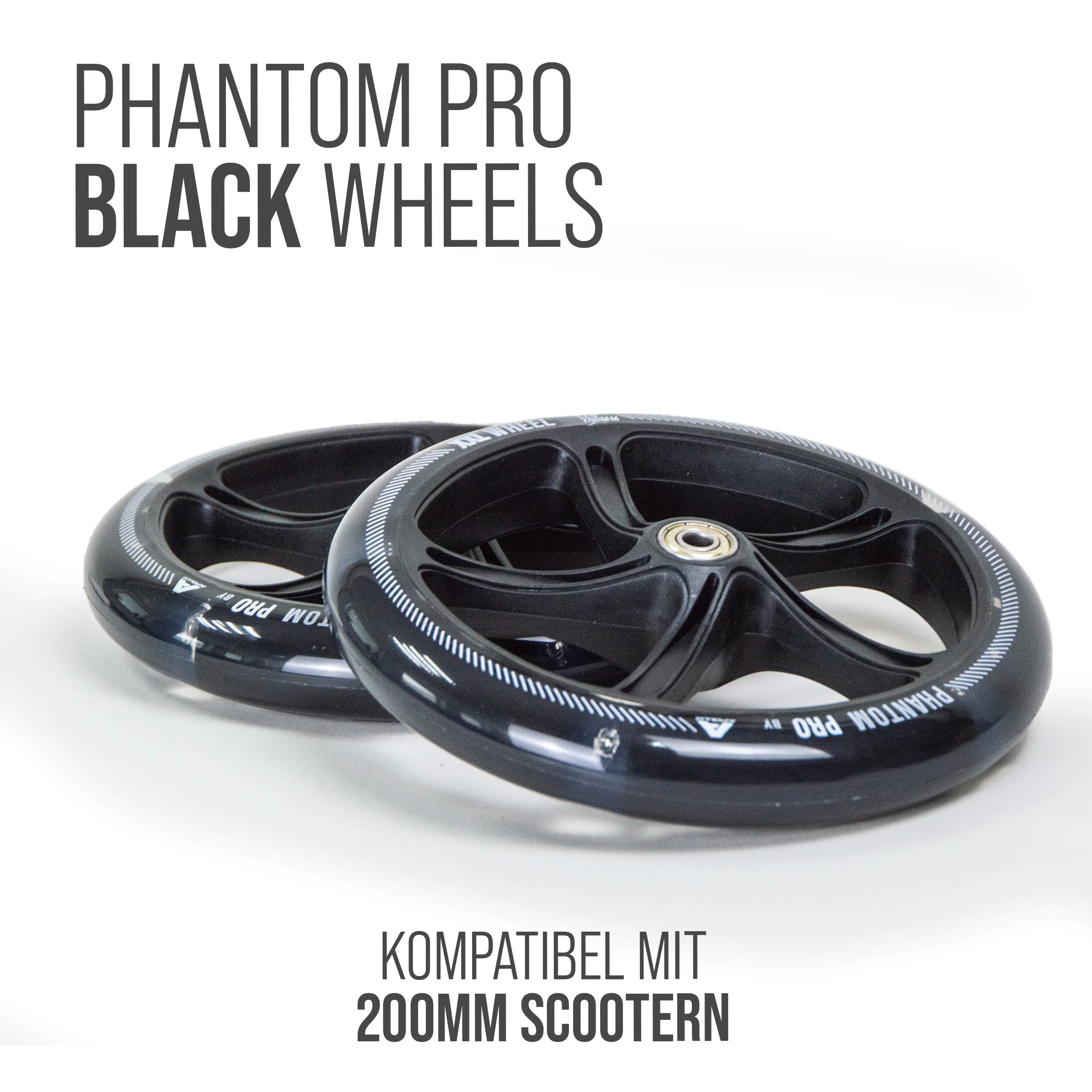 200 mm Ersatzräderset für City Scooter - Phantom / Spectre - Image 10