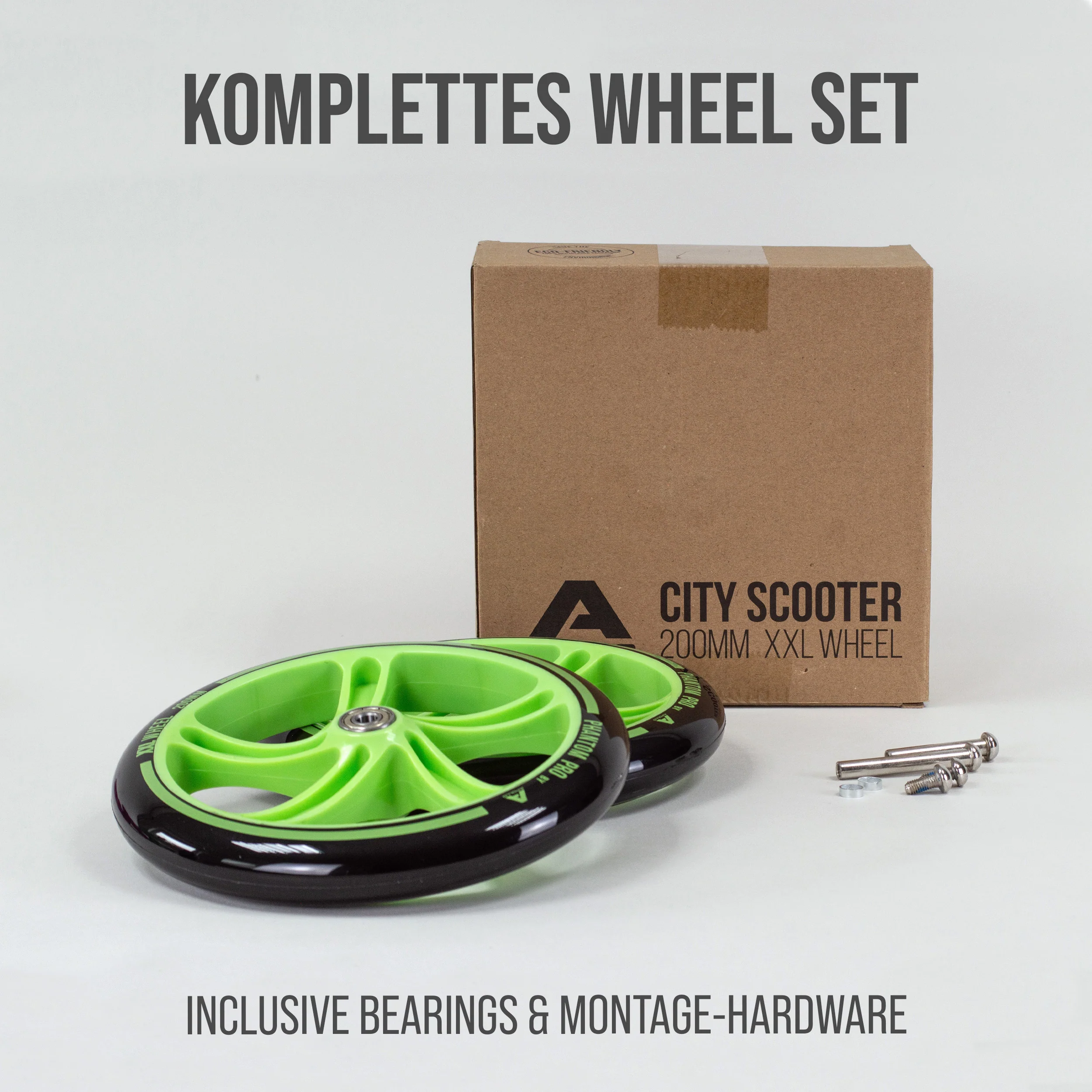 200 mm Ersatzräderset für City Scooter - Phantom / Spectre - Image 15