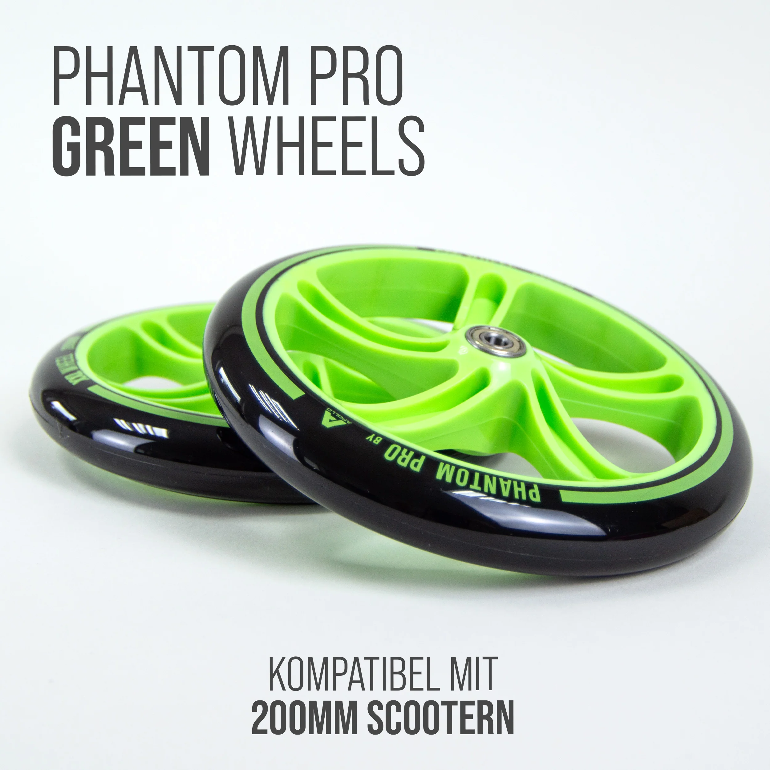 200 mm Ersatzräderset für City Scooter - Phantom / Spectre - Image 16