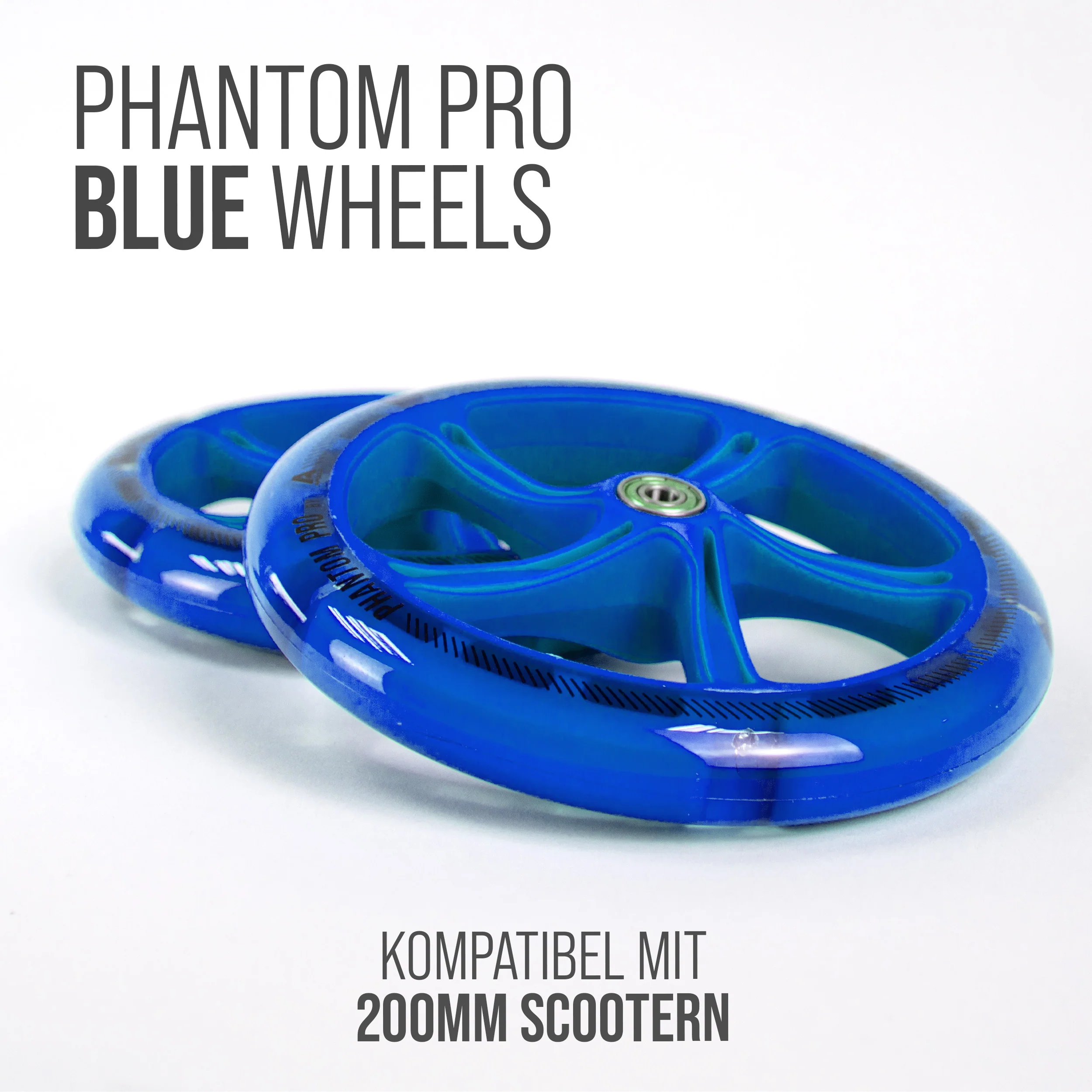 200 mm Ersatzräderset für City Scooter - Phantom / Spectre - Image 28