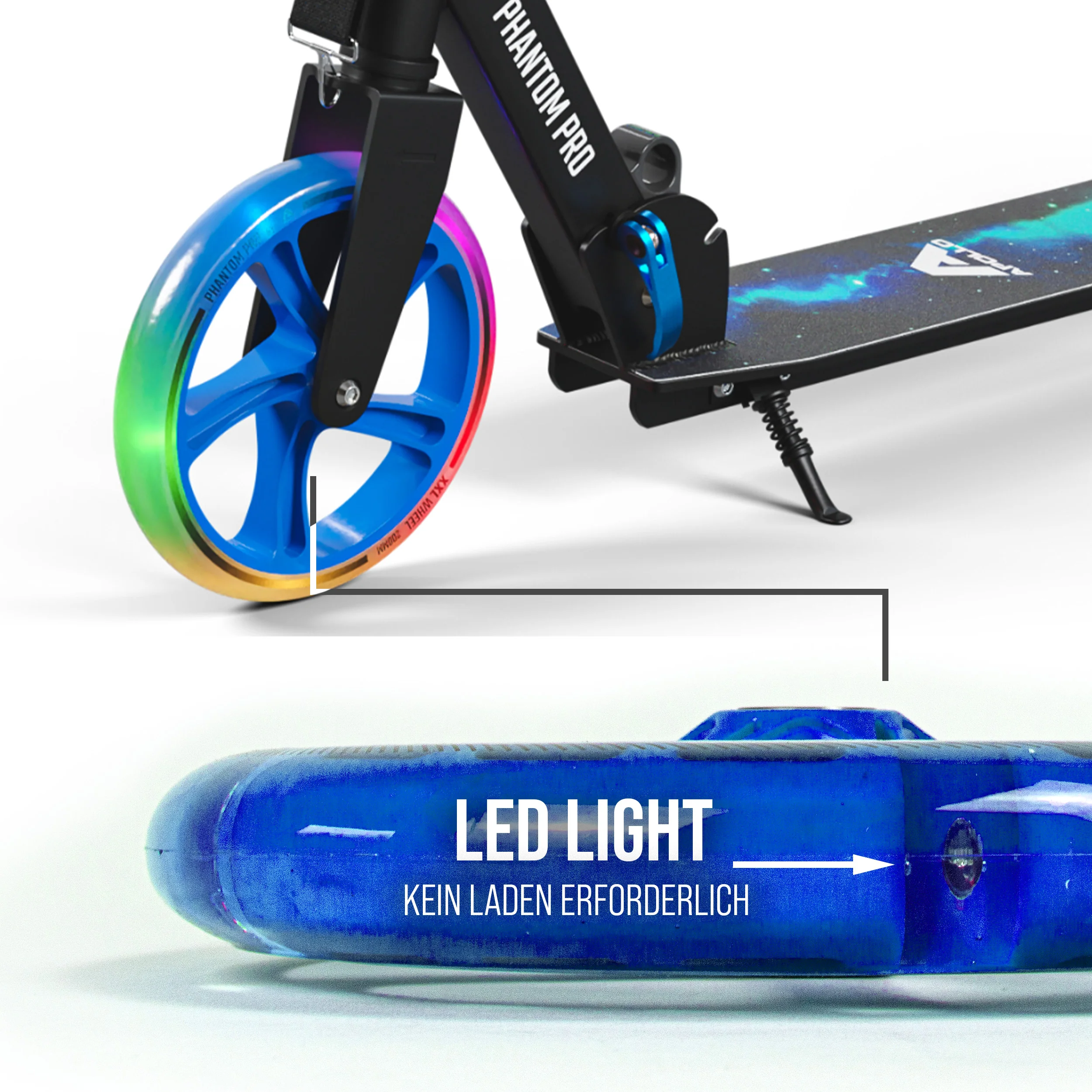 200 mm Ersatzräderset für City Scooter - Phantom / Spectre - Image 31