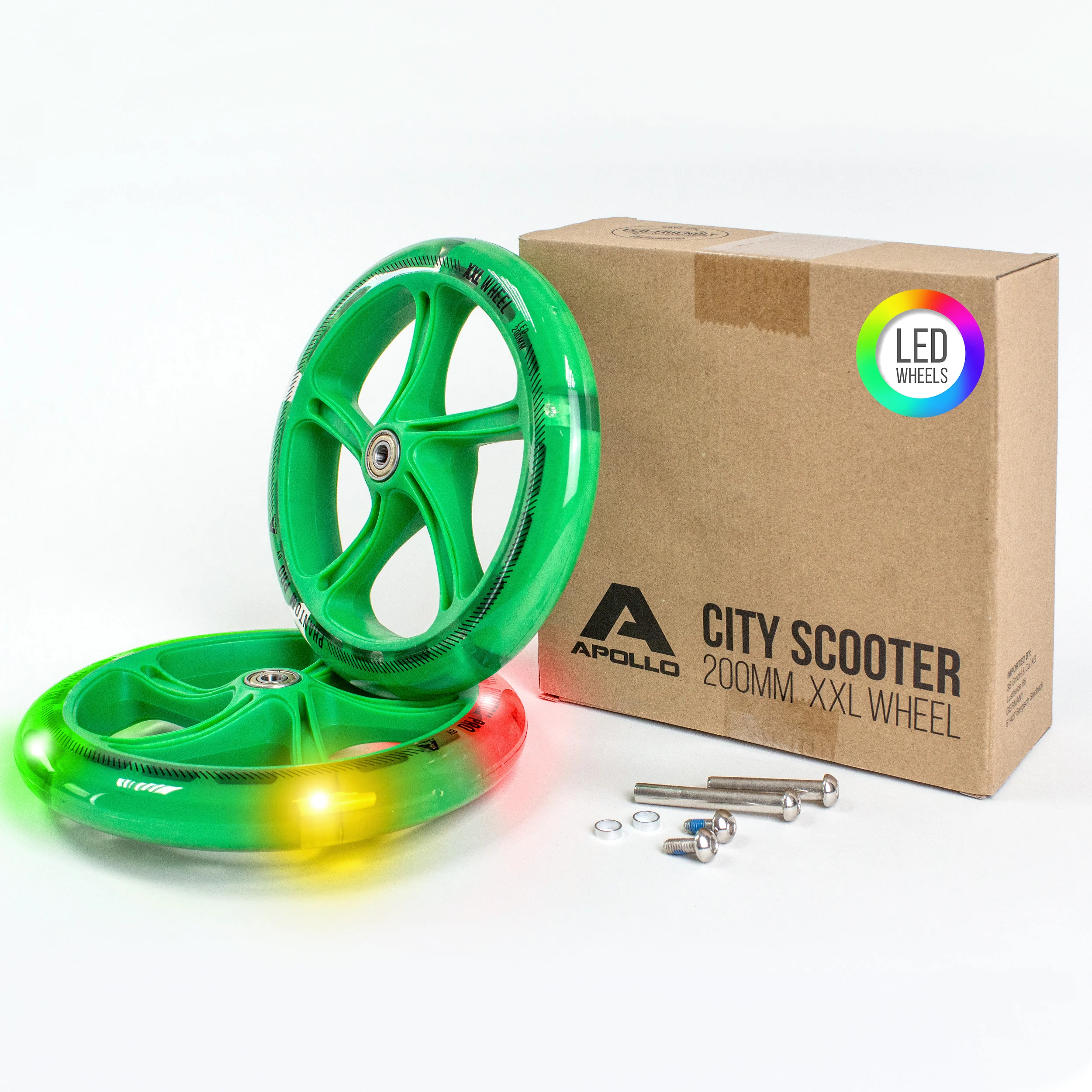 200 mm Ersatzräderset für City Scooter - Phantom / Spectre - Image 32