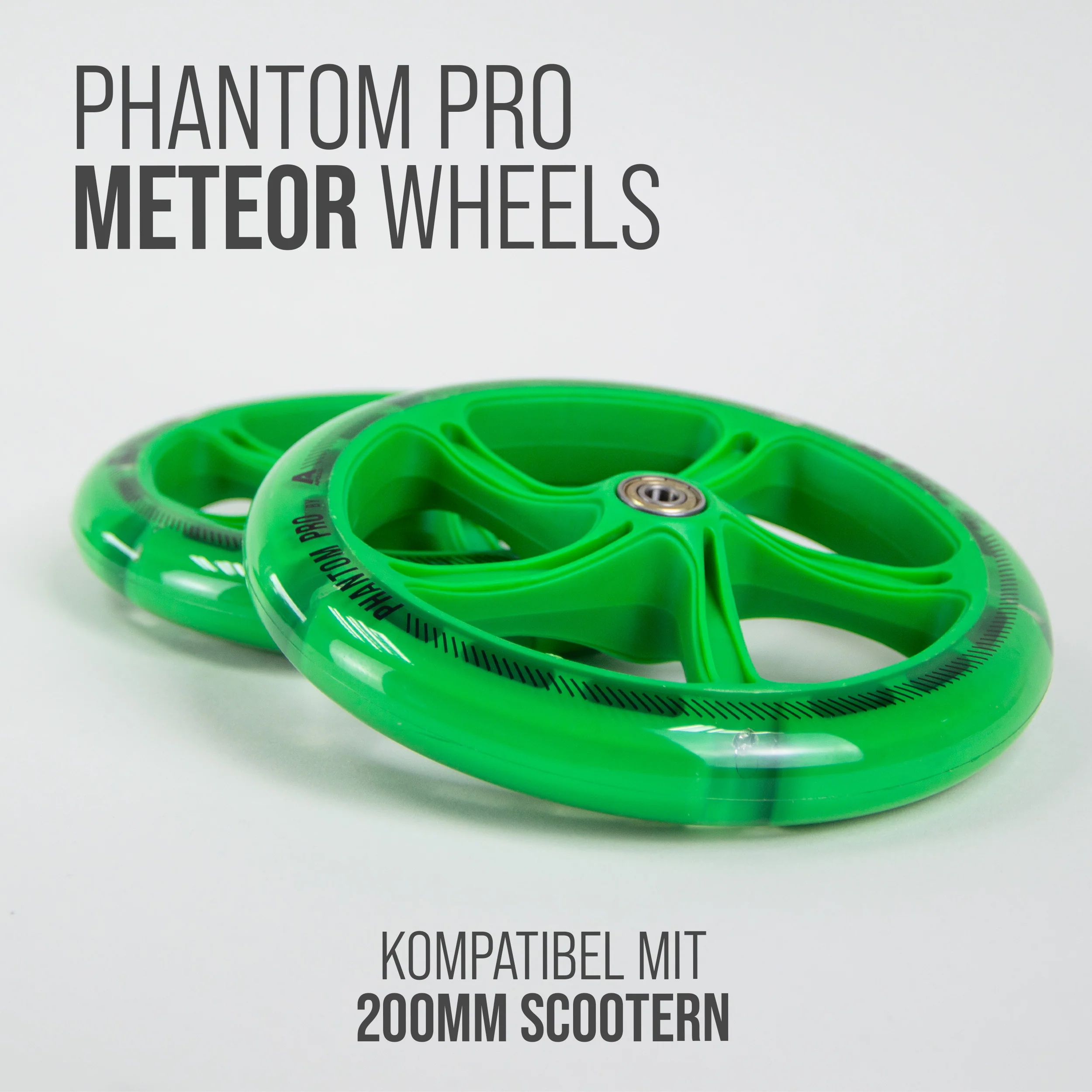 200 mm Ersatzräderset für City Scooter - Phantom / Spectre - Image 34
