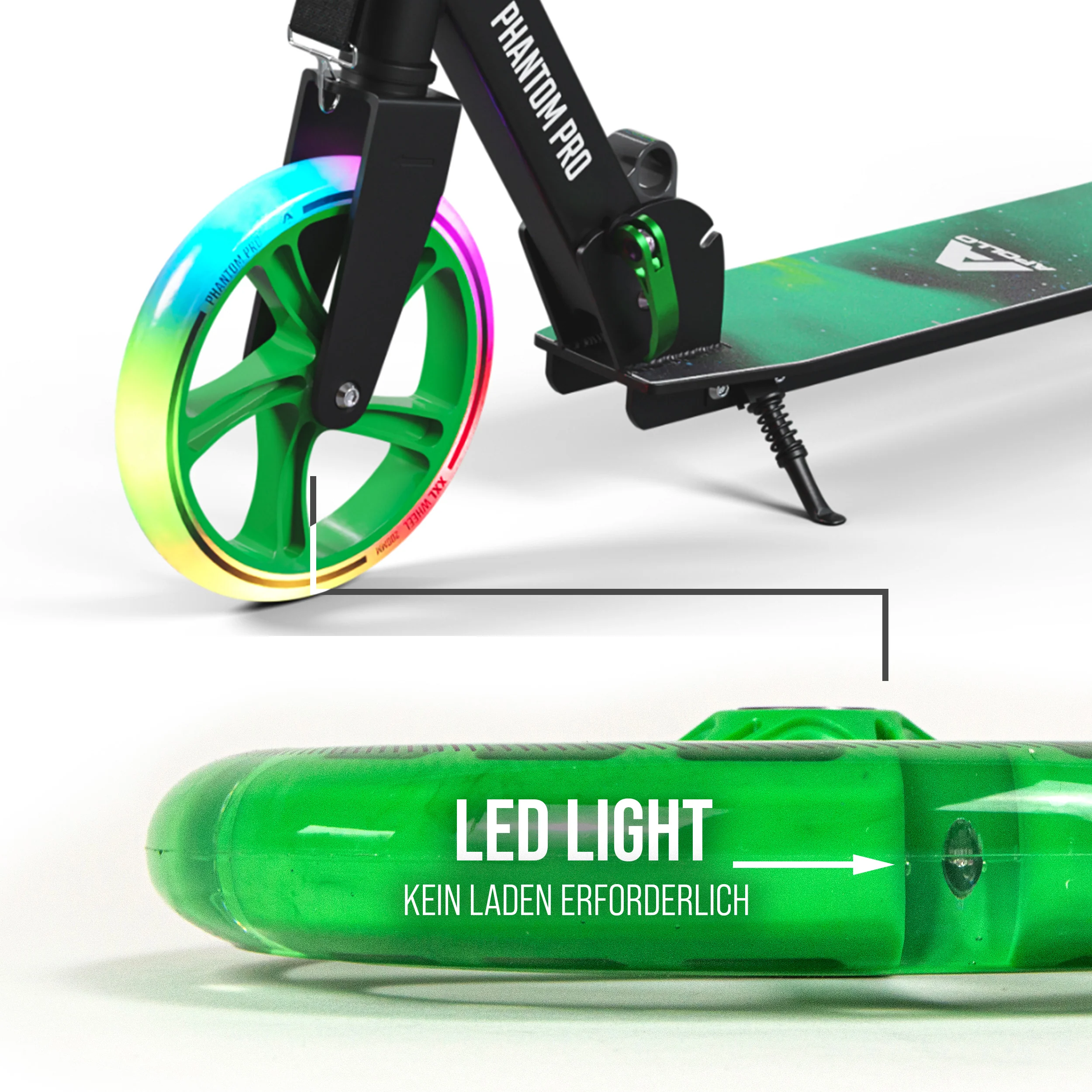 200 mm Ersatzräderset für City Scooter - Phantom / Spectre - Image 37