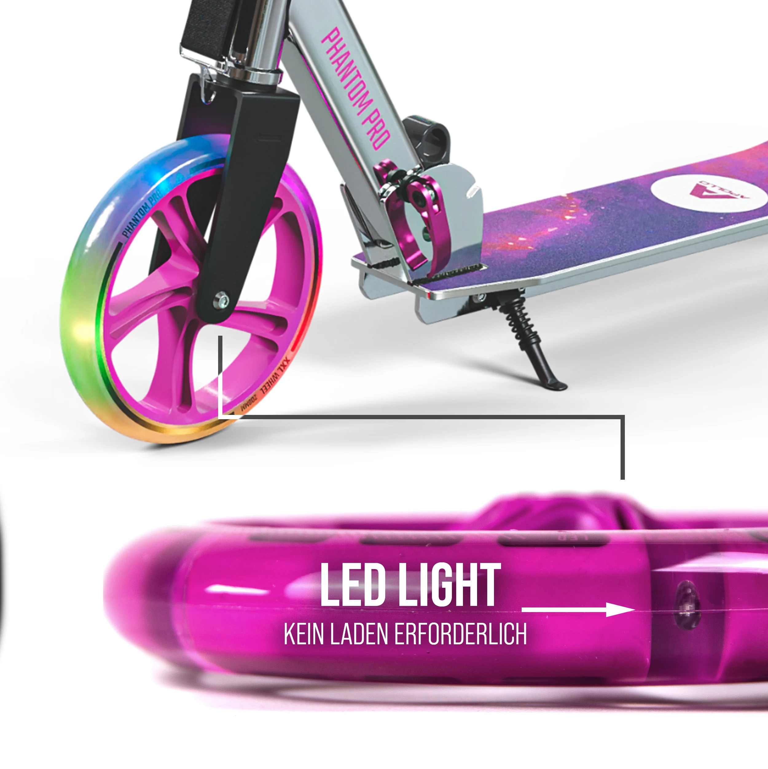 200 mm Ersatzräderset für City Scooter - Phantom / Spectre - Image 43