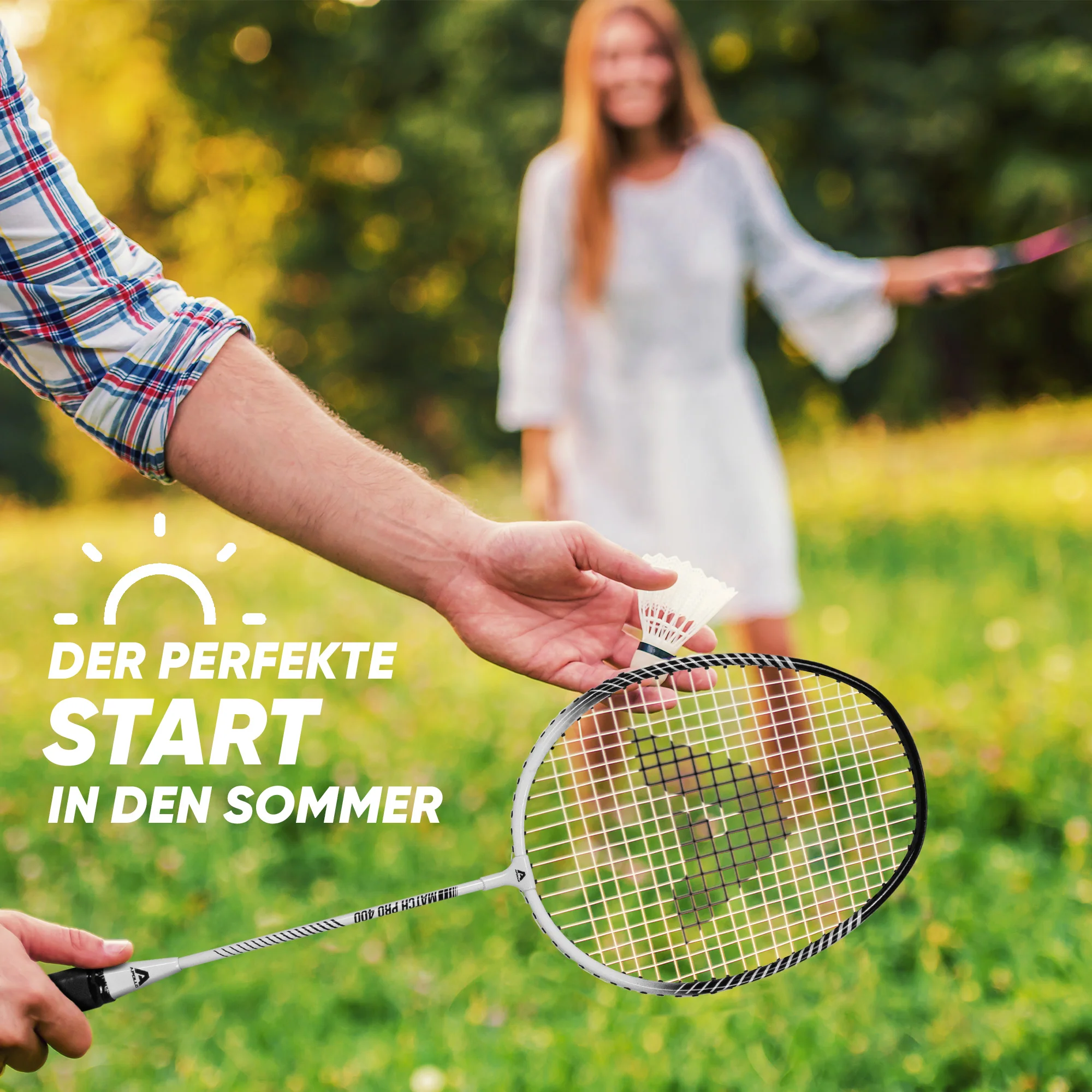 Badminton Set Match Pro 400 - inkl. Tasche, 2x Schläger, Bälle - Image 14