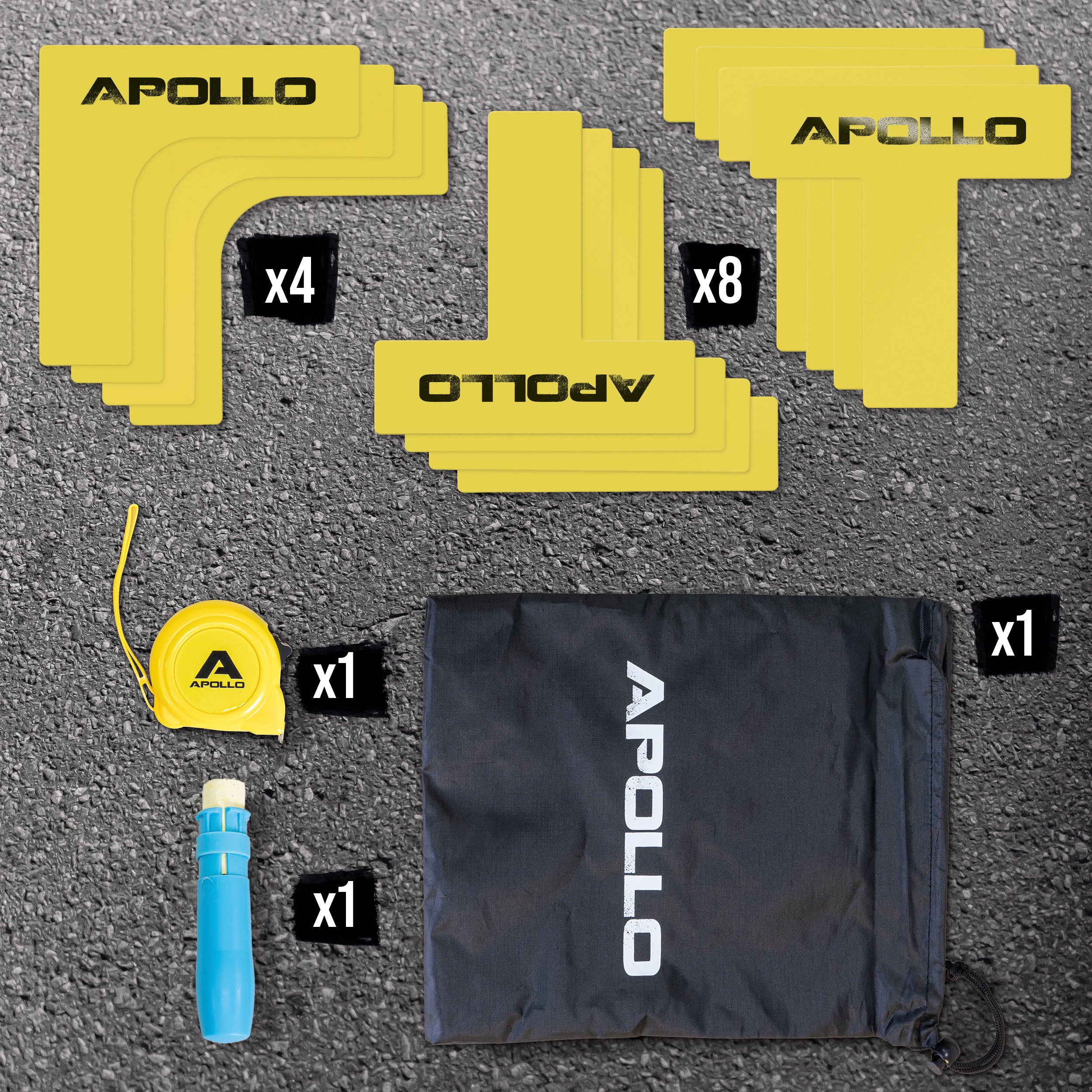 Apollo Court Marker Set – All-in-One Bodenmarkierungsset für Präzision und Vielseitigkeit - Image 7