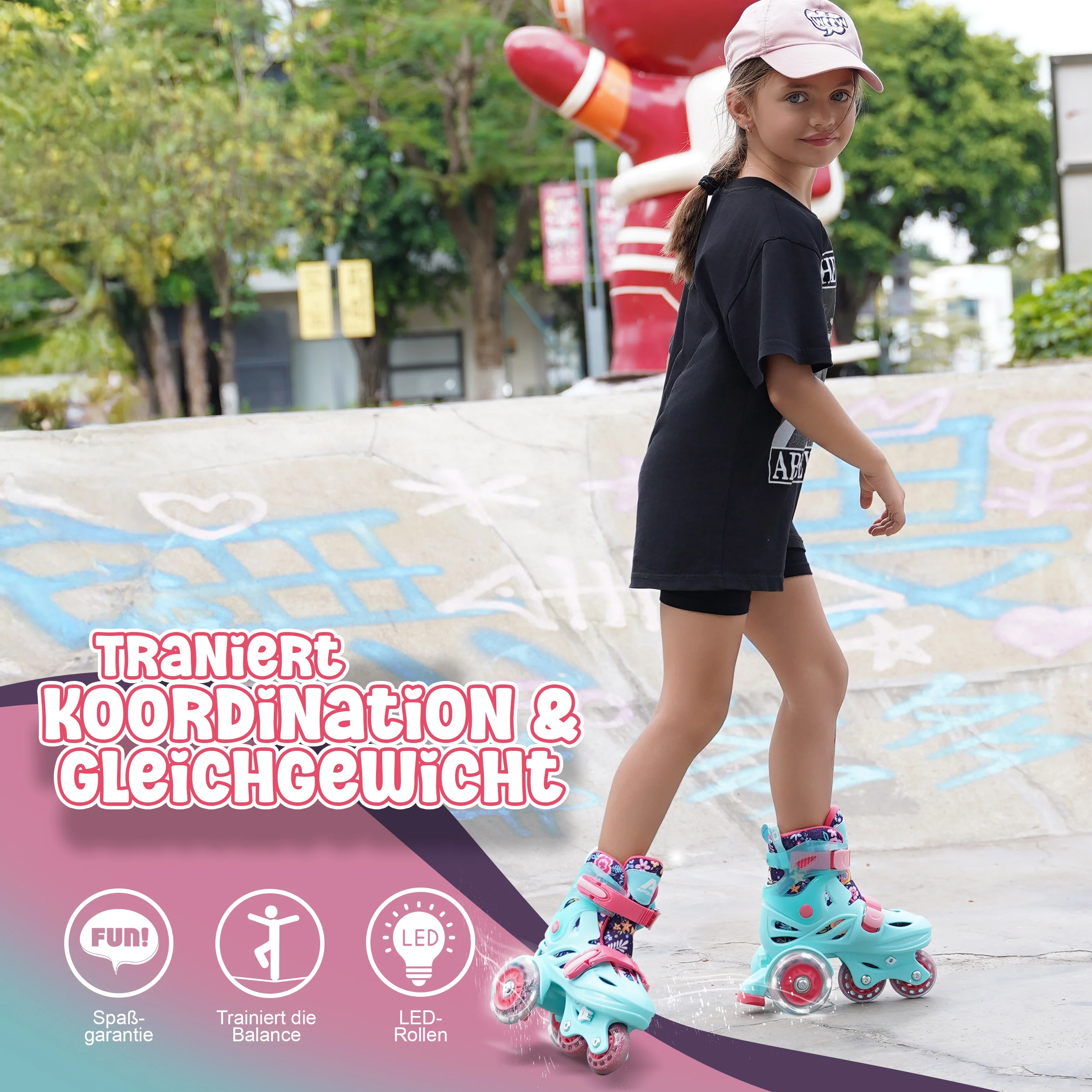 Apollo Kids My 1st Skates - verstellbare Rollschuhe (Größe 26–30) für Kinder - Image 12