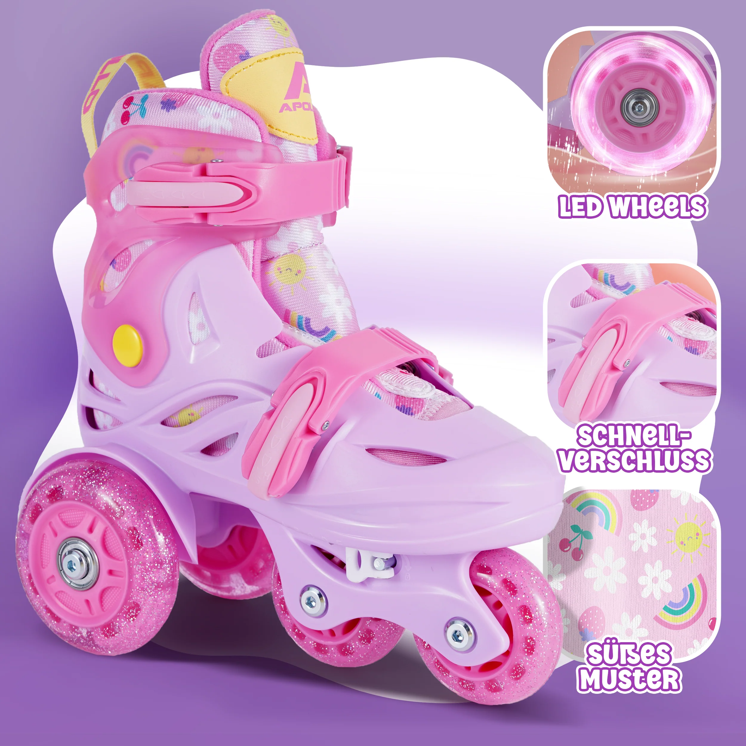 Apollo Kids My 1st Skates - verstellbare Rollschuhe (Größe 26–30) für Kinder - Image 18