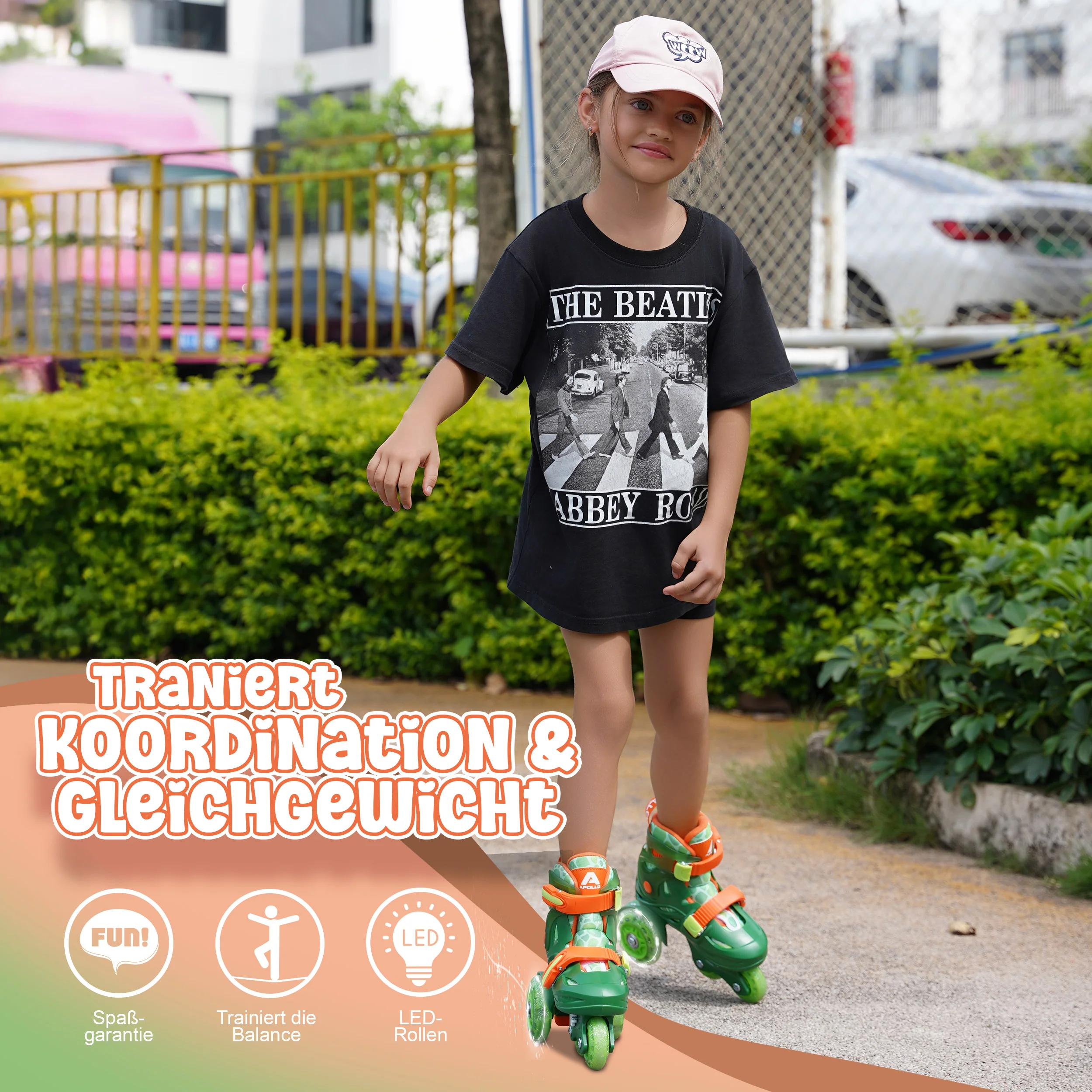 Apollo Kids My 1st Skates - verstellbare Rollschuhe (Größe 26–30) für Kinder - Image 5