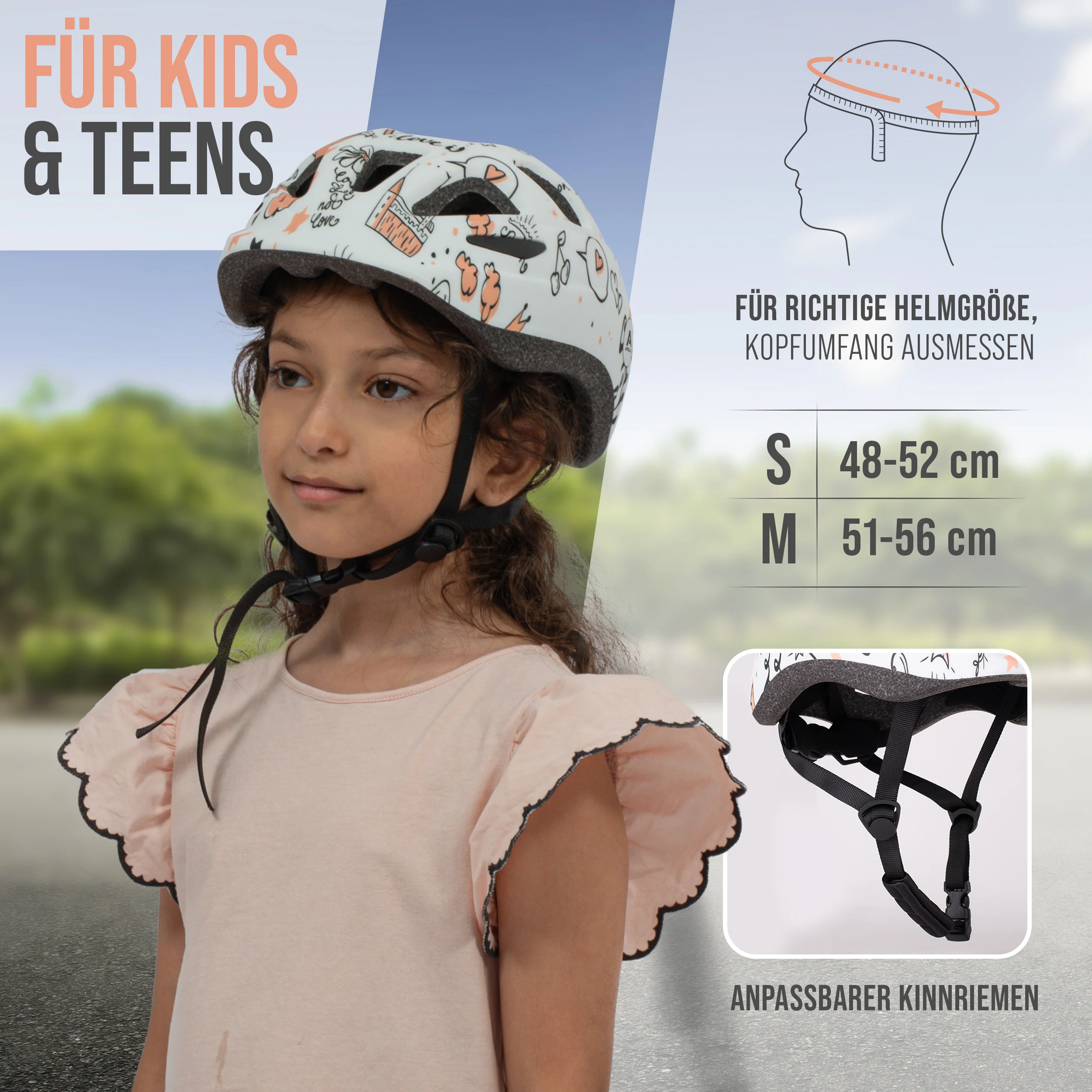 Apollo Kinder Fahrradhelm, Helm für Kinder & Jugendliche, Multisport Helm - Image 12