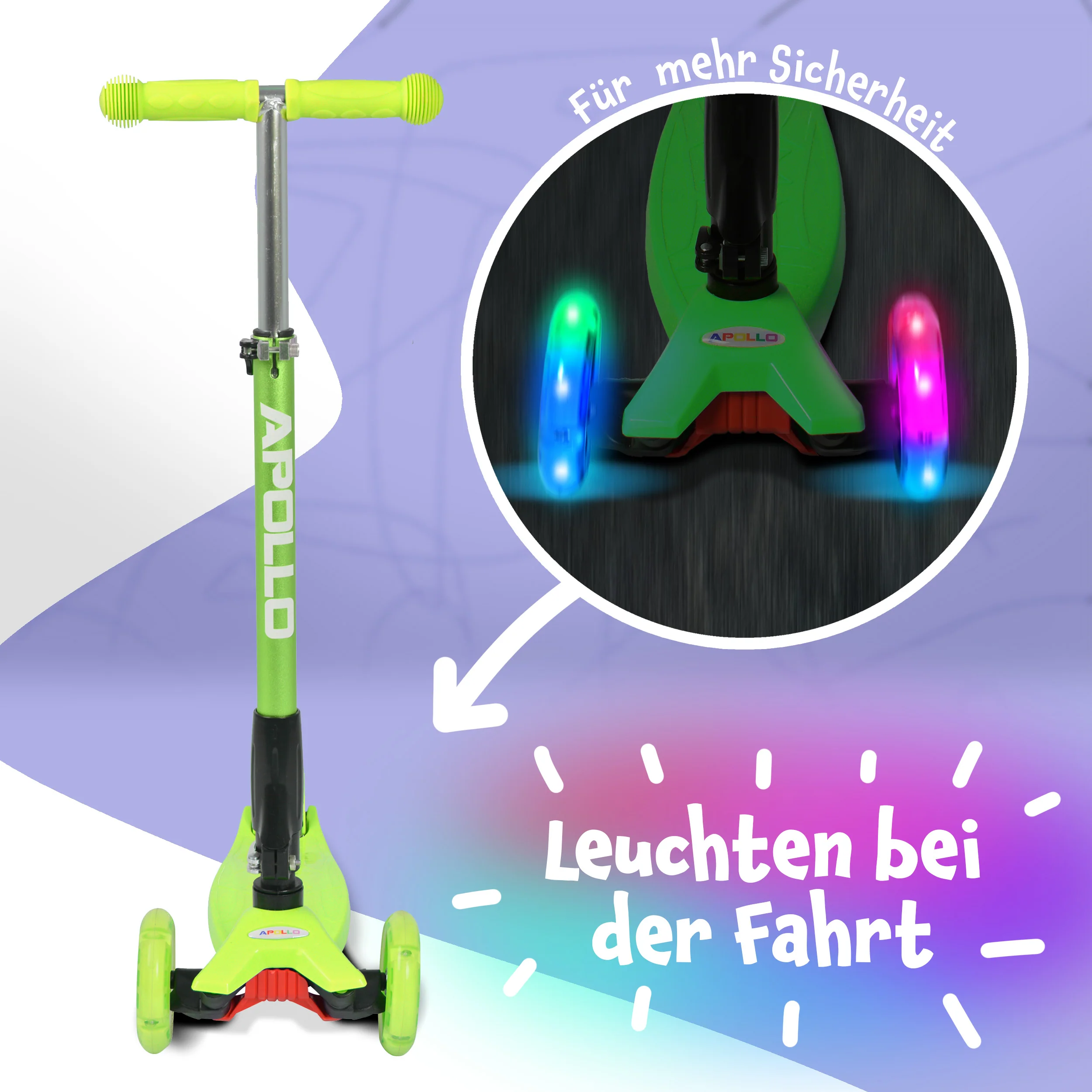 Apollo Kinderroller Kids Whiz LED - in verschiedenen Farben - Image 11