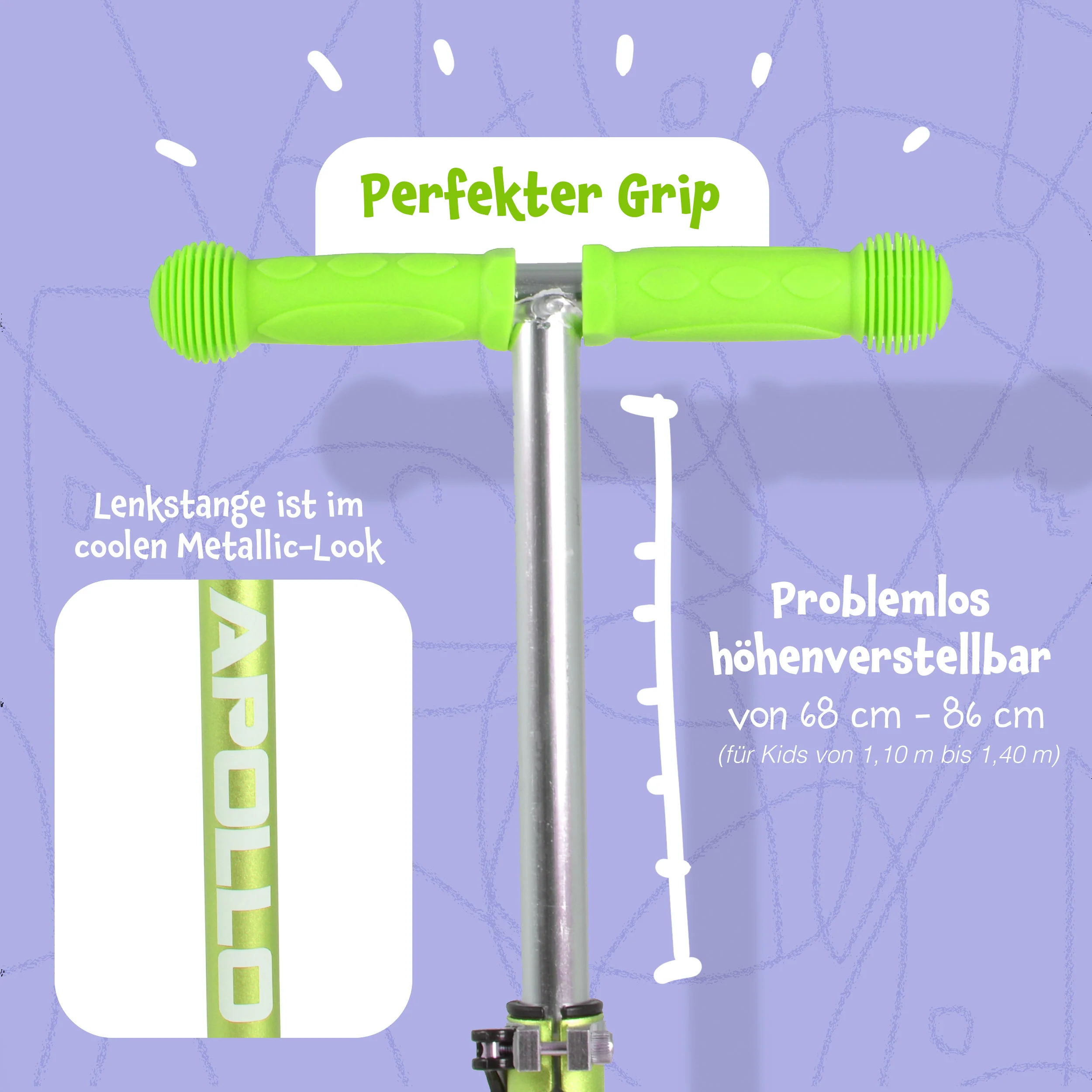 Apollo Kinderroller Kids Whiz LED - in verschiedenen Farben - Image 13