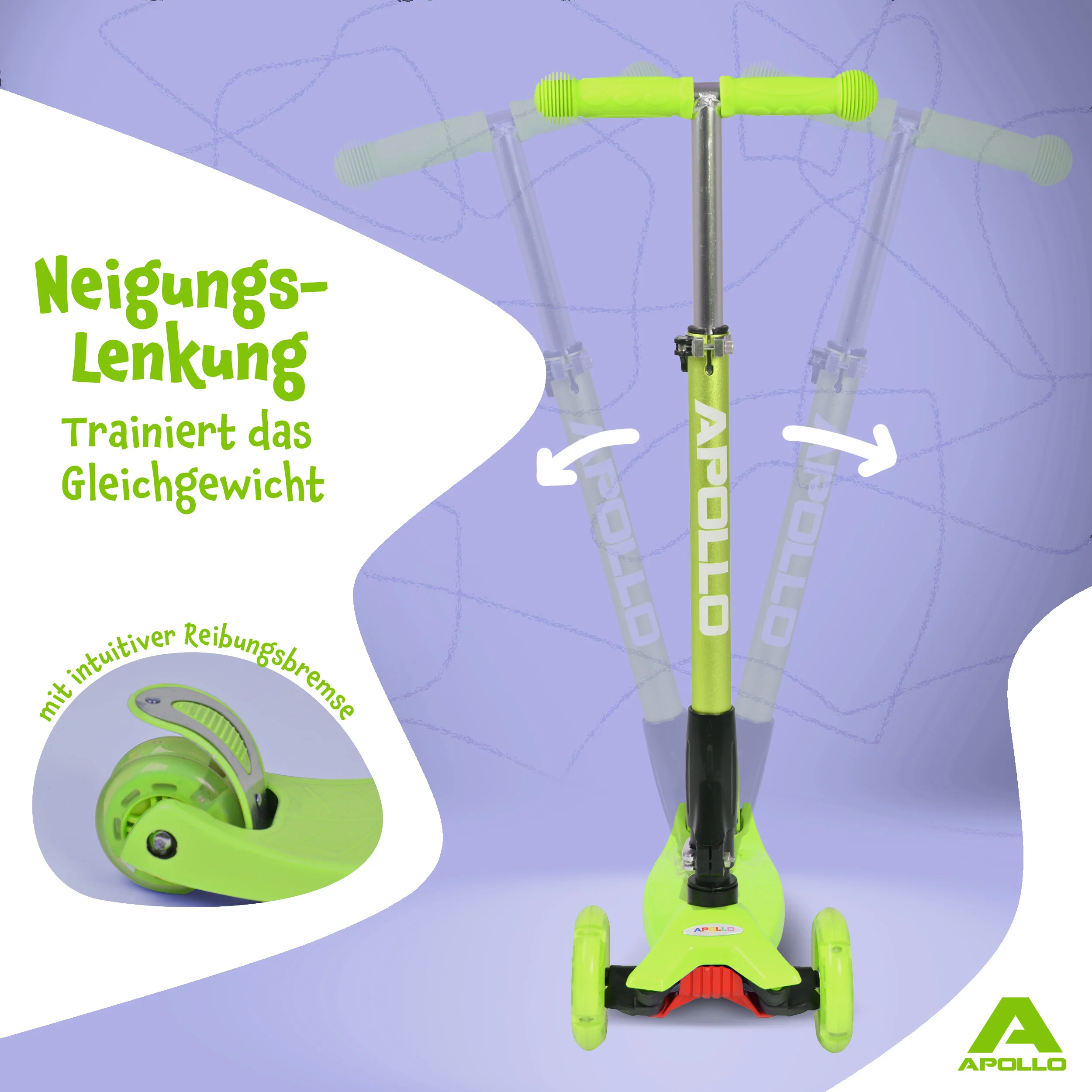 Apollo Kinderroller Kids Whiz LED - in verschiedenen Farben - Image 14
