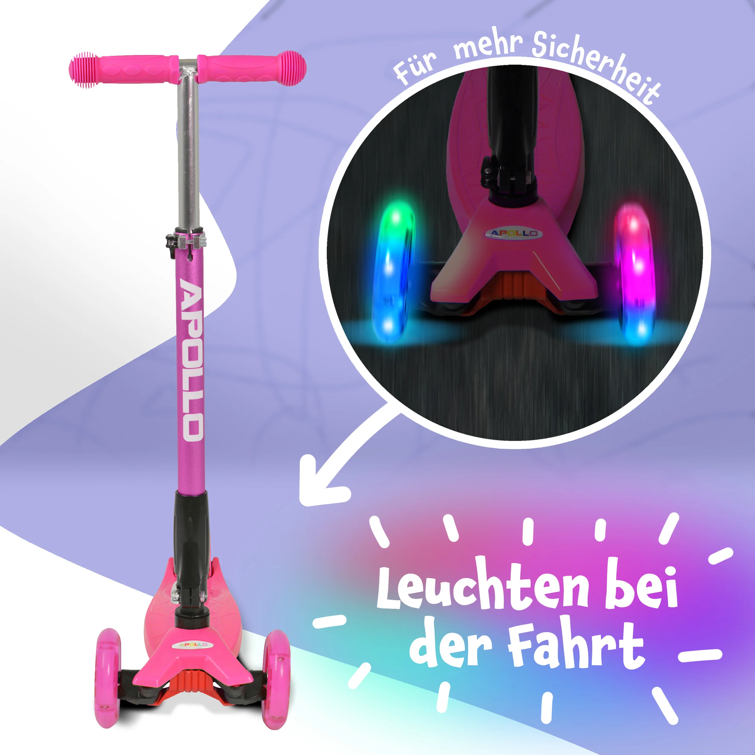 Apollo Kinderroller Kids Whiz LED - in verschiedenen Farben - Image 18