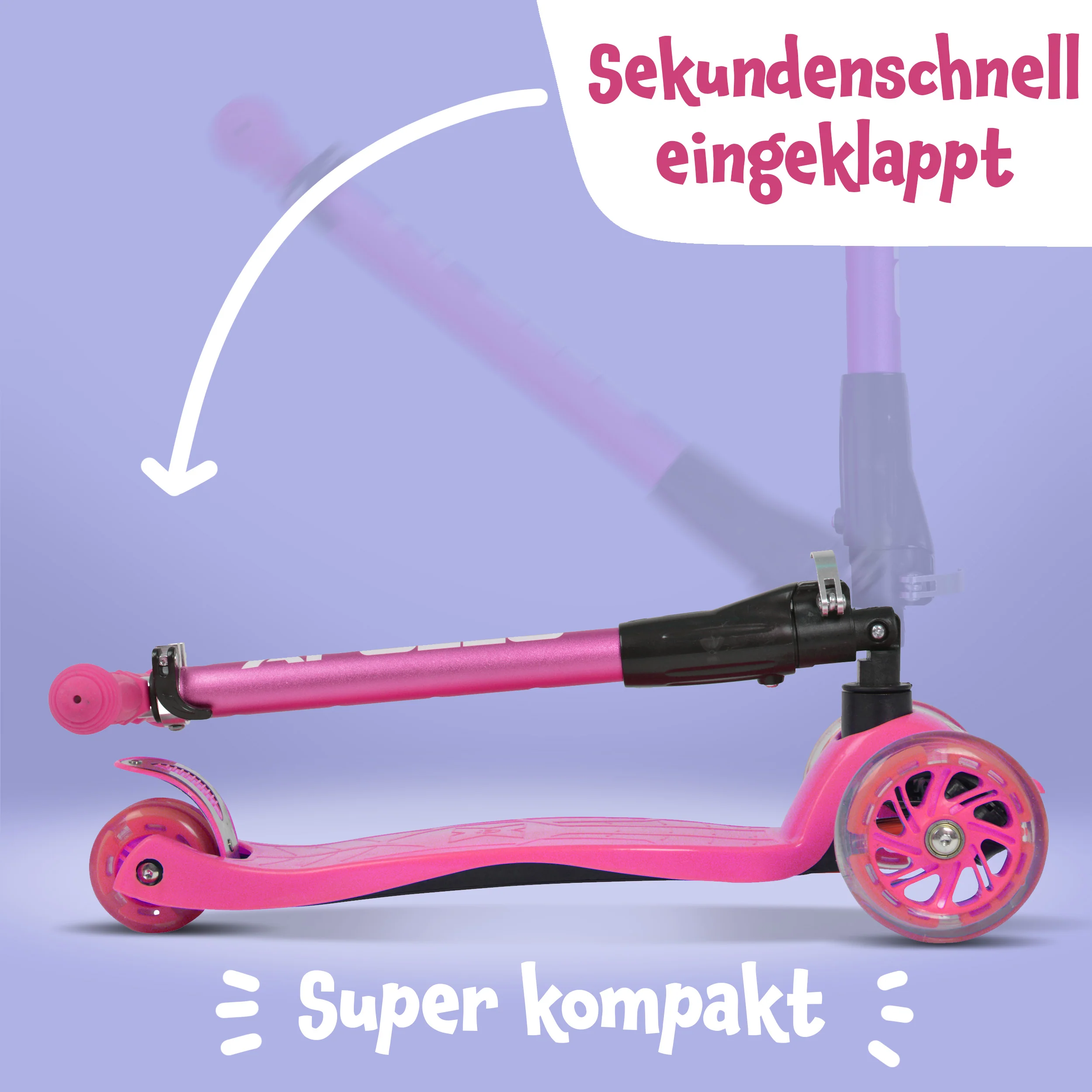 Apollo Kinderroller Kids Whiz LED - in verschiedenen Farben - Image 19
