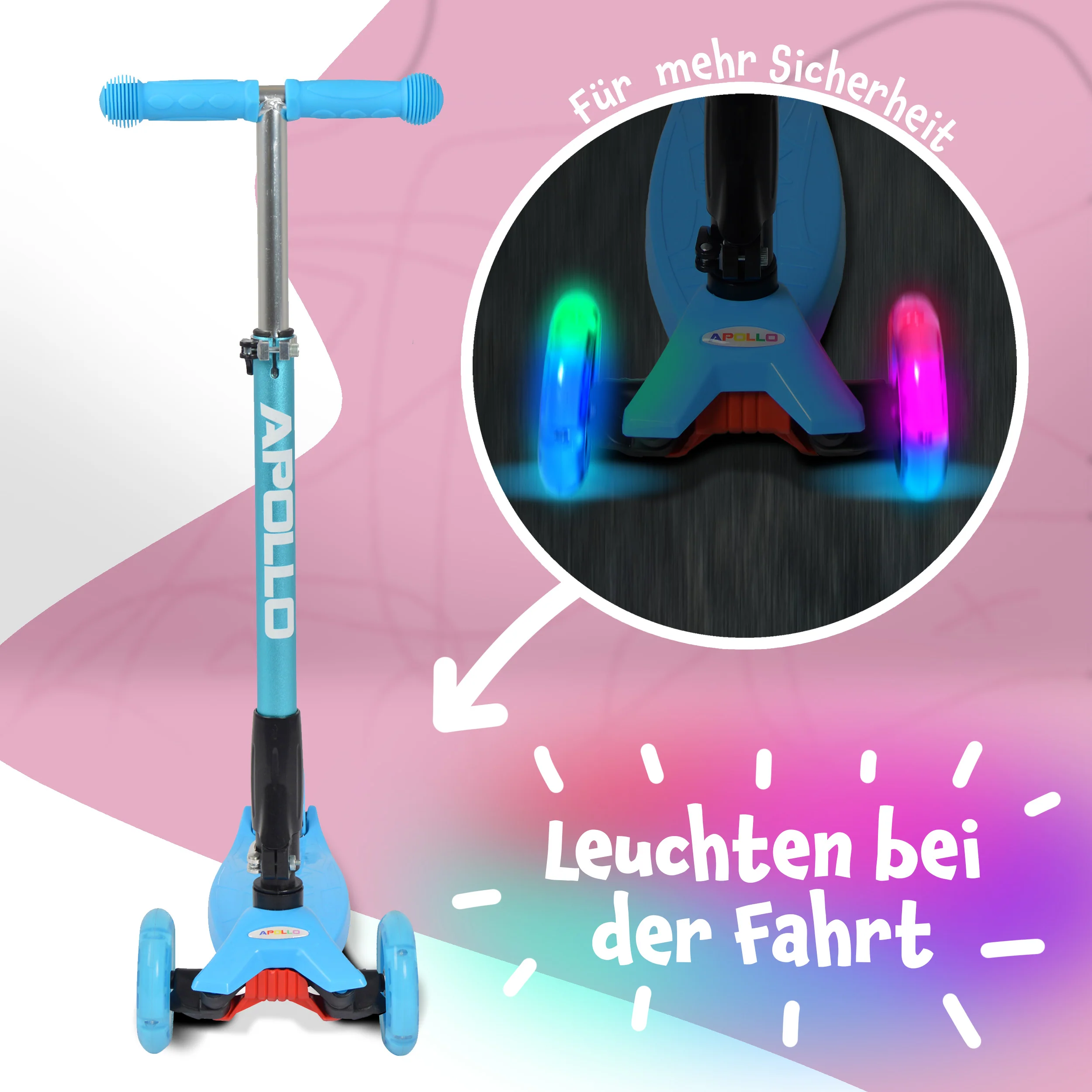 Apollo Kinderroller Kids Whiz LED - in verschiedenen Farben - Image 25