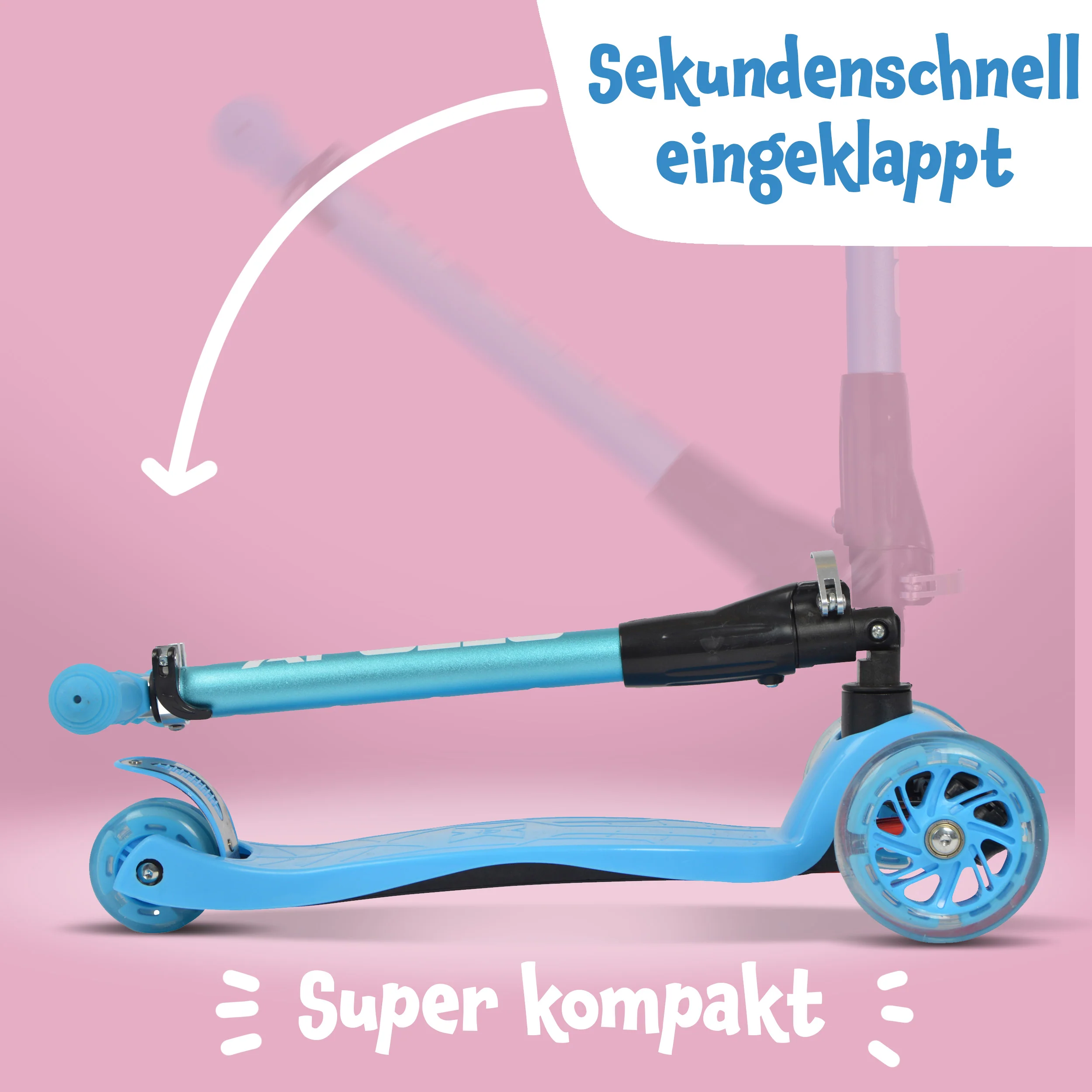 Apollo Kinderroller Kids Whiz LED - in verschiedenen Farben - Image 26