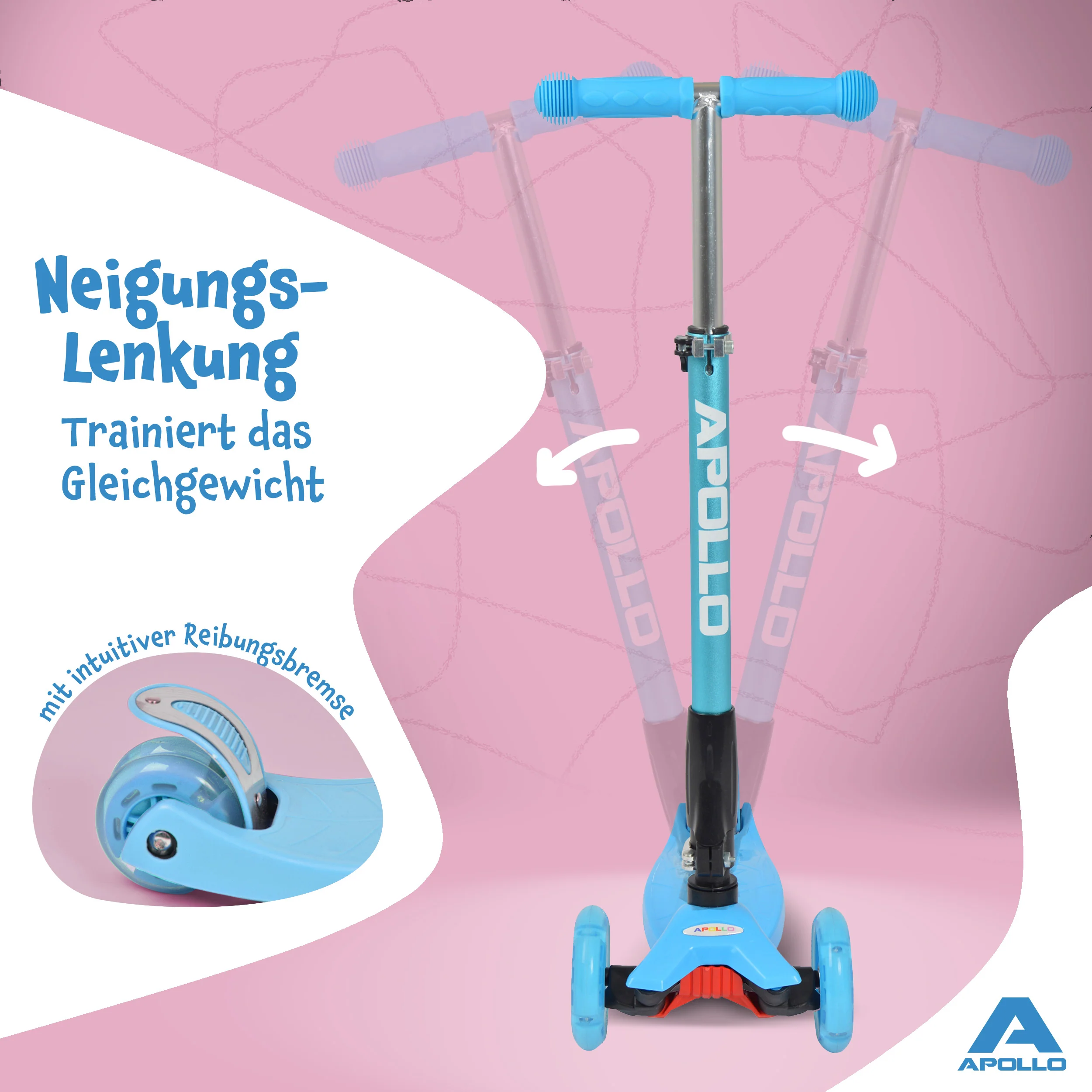 Apollo Kinderroller Kids Whiz LED - in verschiedenen Farben - Image 28