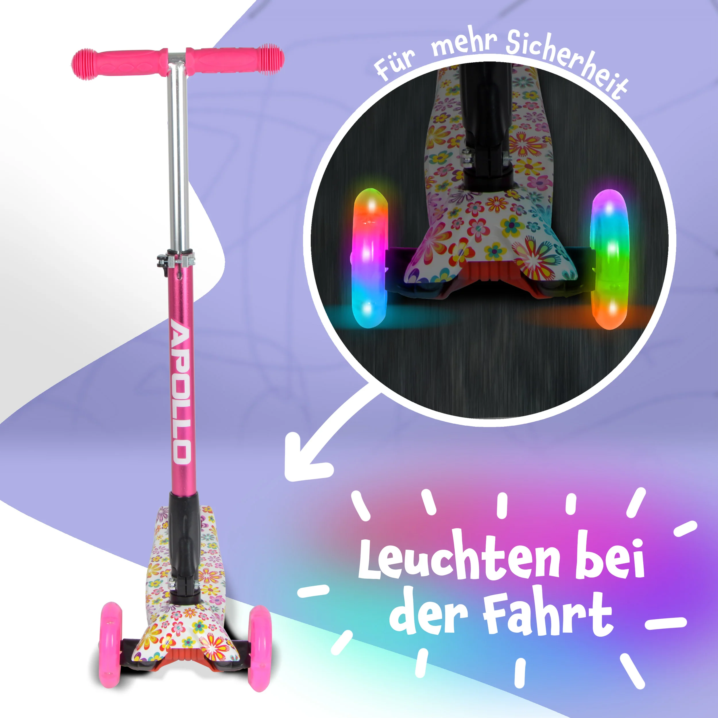 Apollo Kinderroller Kids Whiz LED - in verschiedenen Farben - Image 32