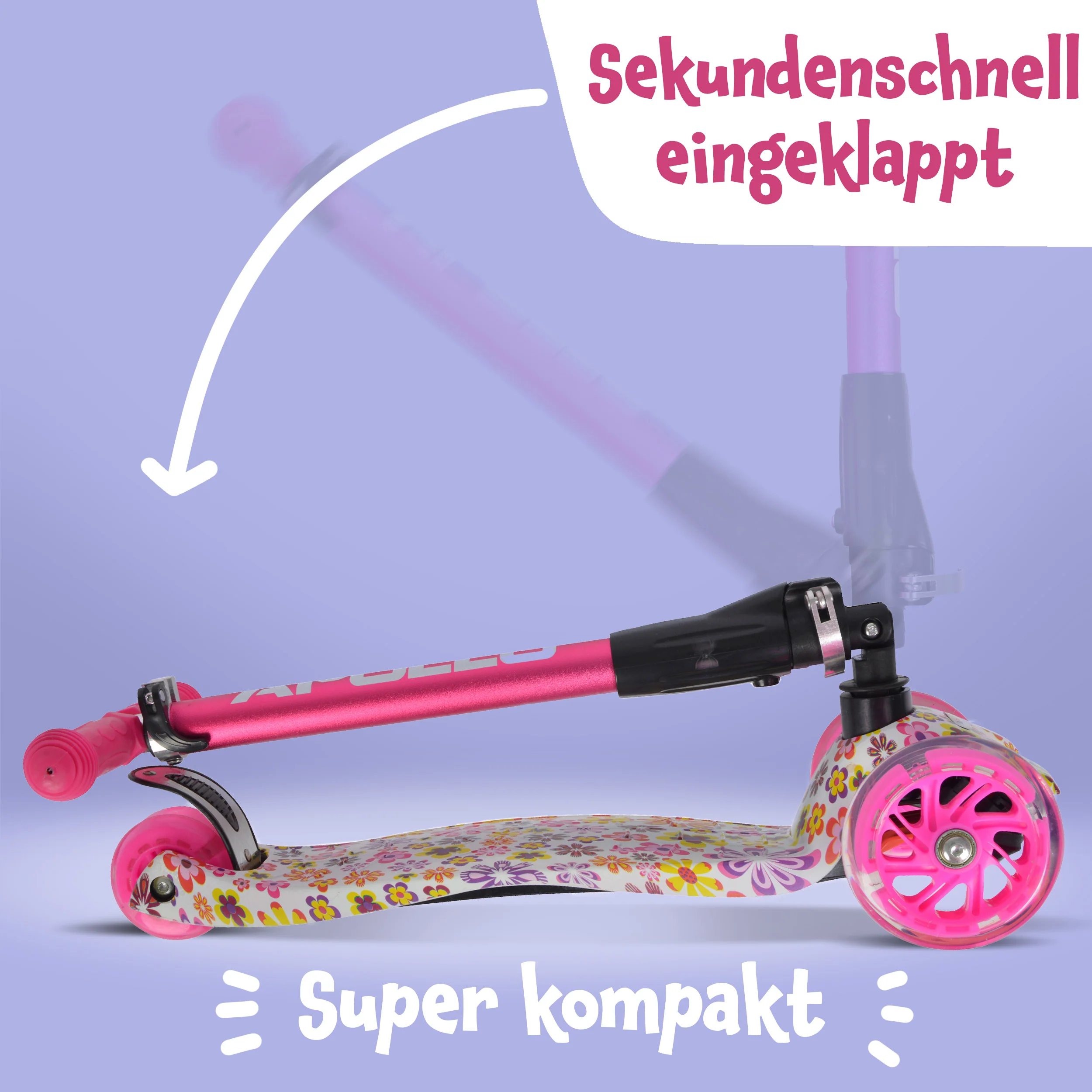 Apollo Kinderroller Kids Whiz LED - in verschiedenen Farben - Image 33