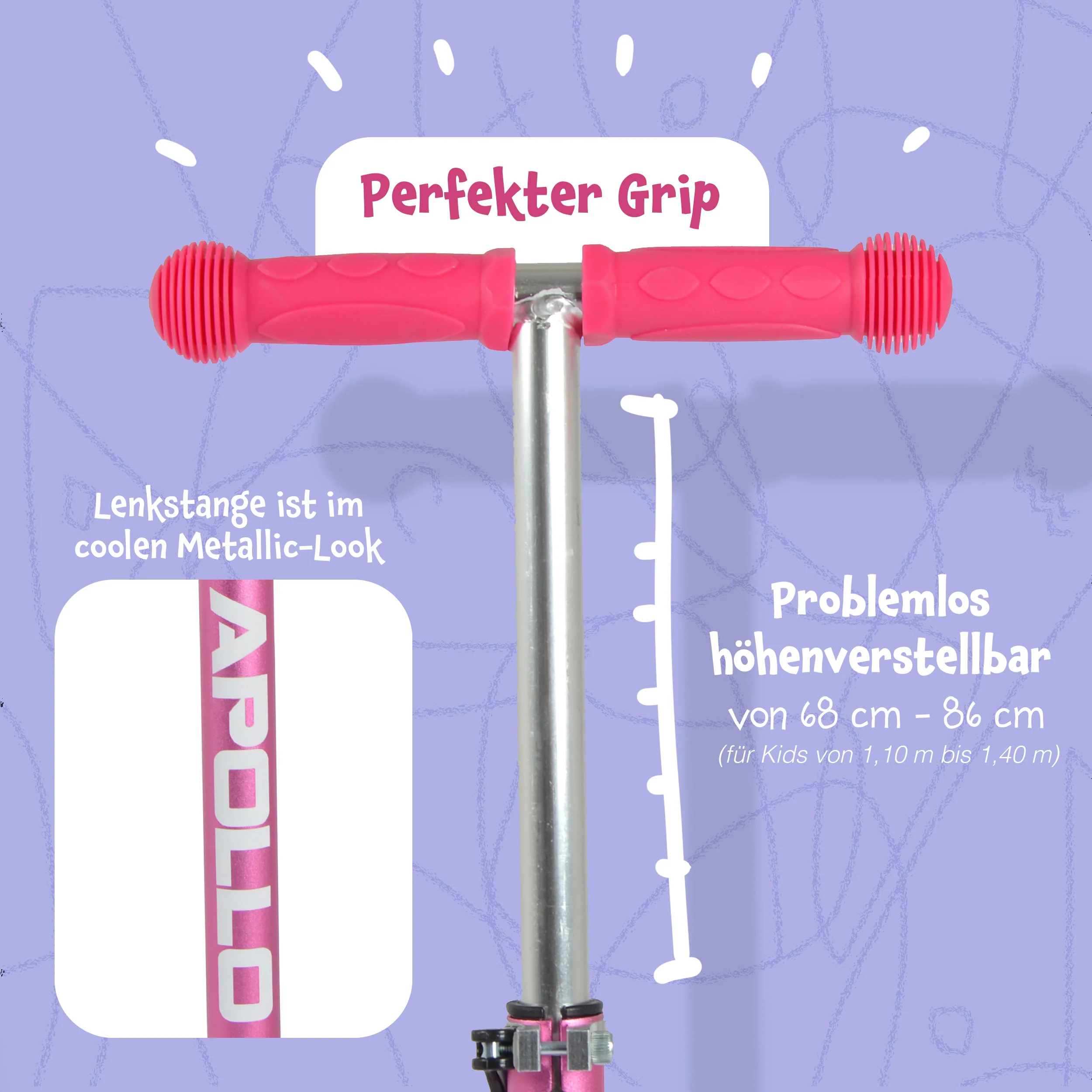 Apollo Kinderroller Kids Whiz LED - in verschiedenen Farben - Image 34