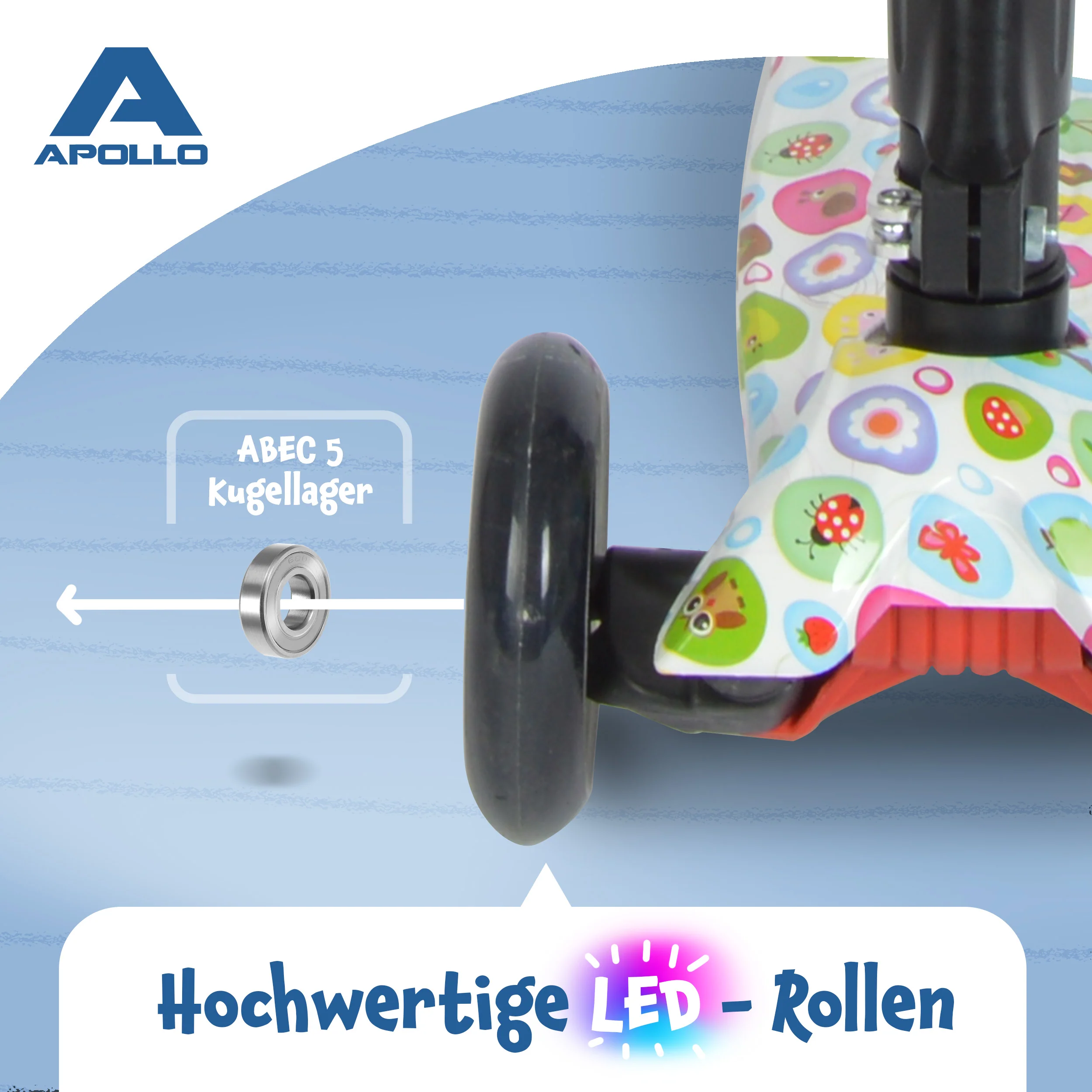 Apollo Kinderroller Kids Whiz LED - in verschiedenen Farben - Image 38