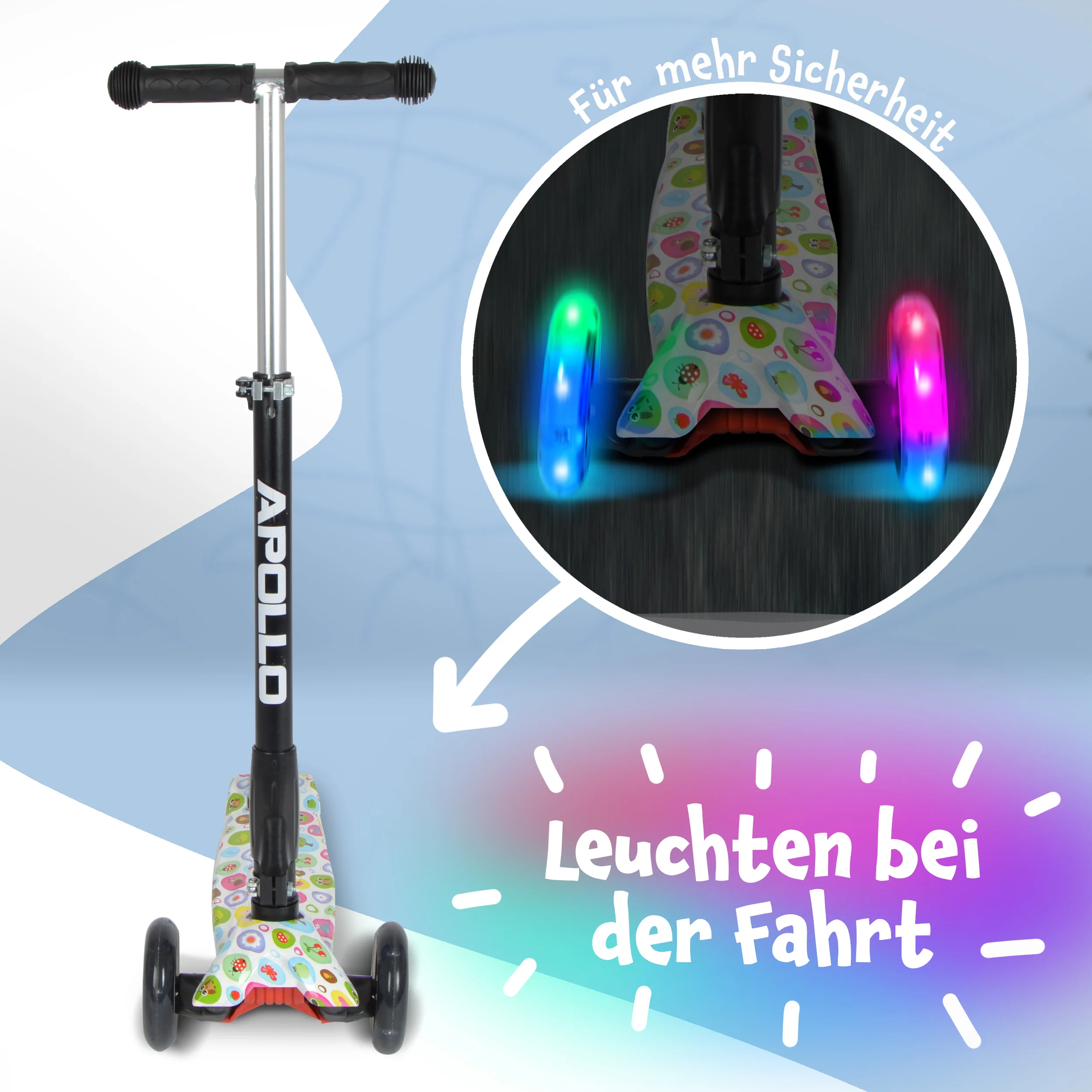 Apollo Kinderroller Kids Whiz LED - in verschiedenen Farben - Image 39