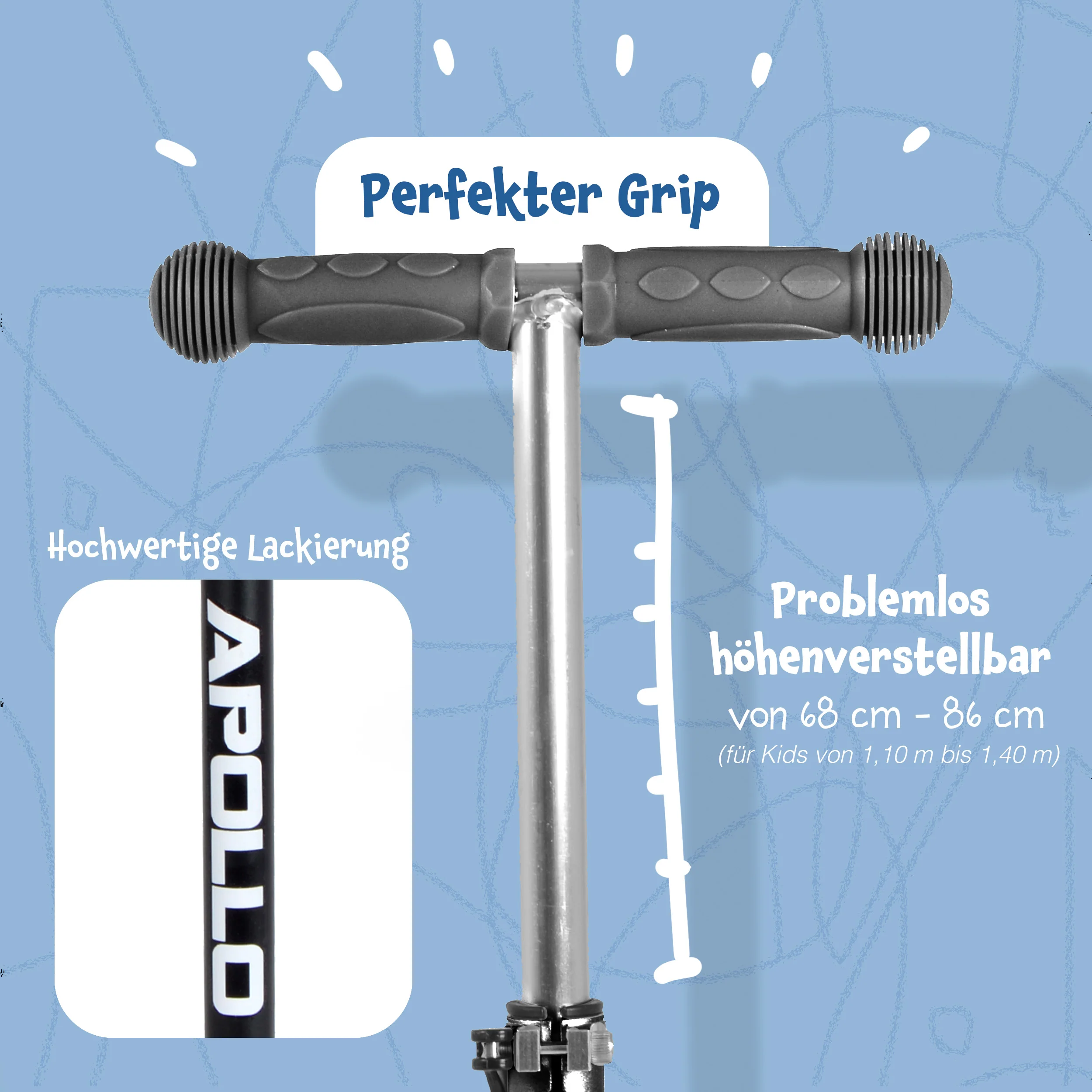 Apollo Kinderroller Kids Whiz LED - in verschiedenen Farben - Image 41