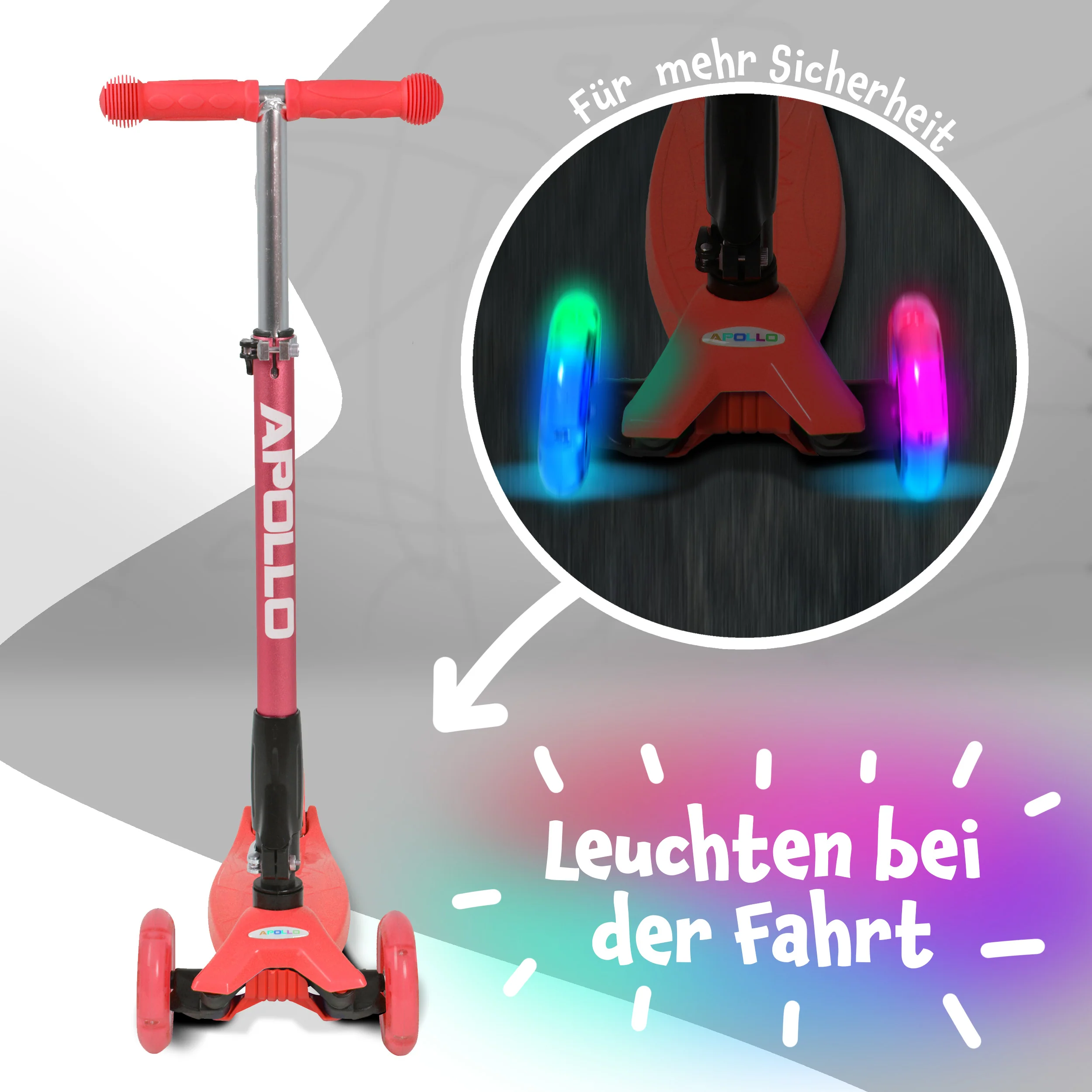Apollo Kinderroller Kids Whiz LED - in verschiedenen Farben - Image 46