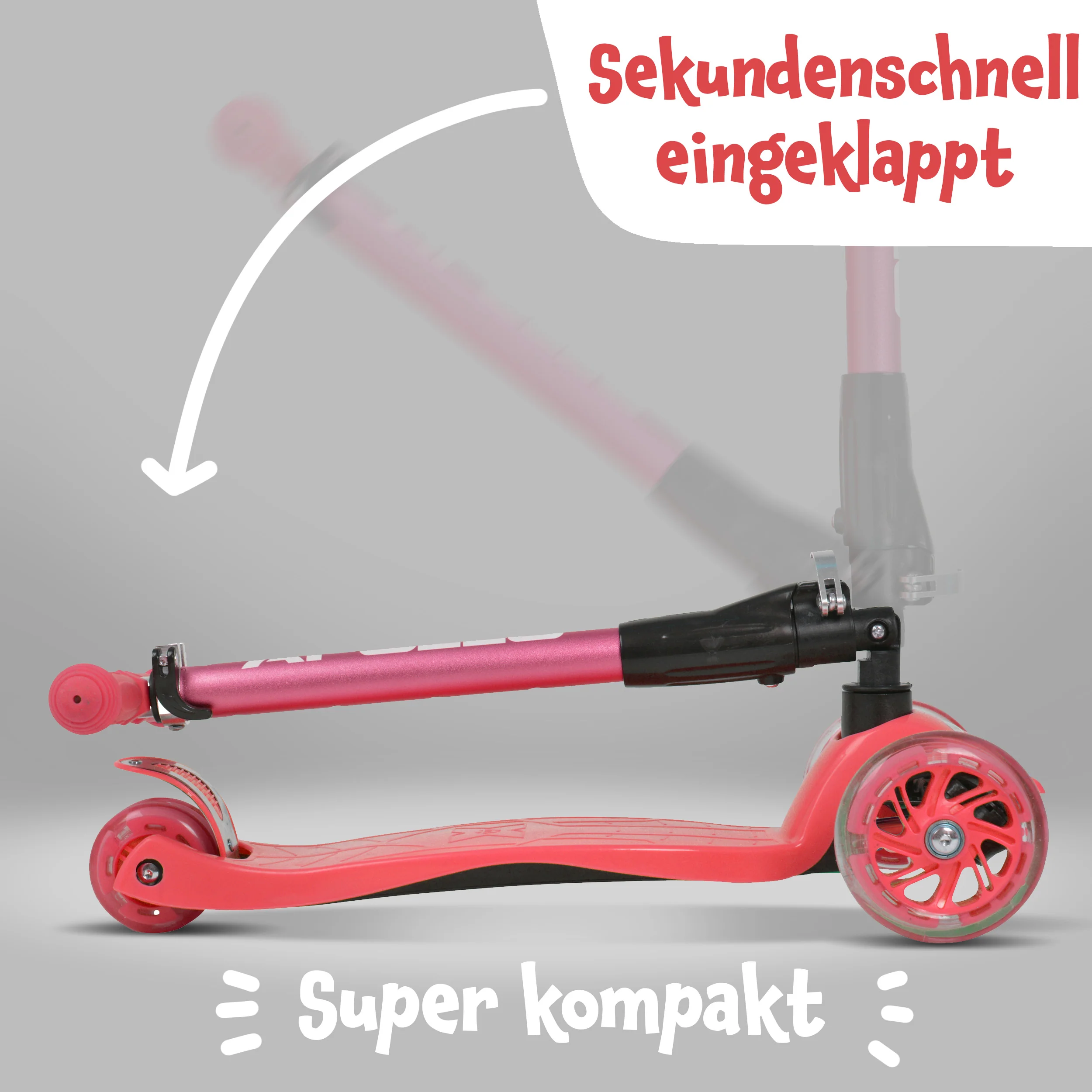 Apollo Kinderroller Kids Whiz LED - in verschiedenen Farben - Image 47