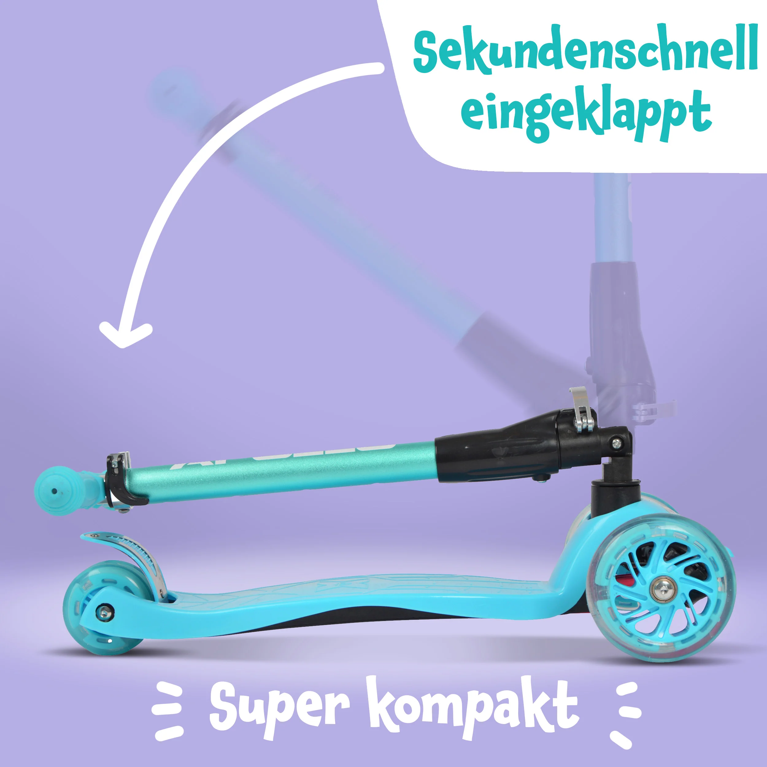Apollo Kinderroller Kids Whiz LED - in verschiedenen Farben - Image 54