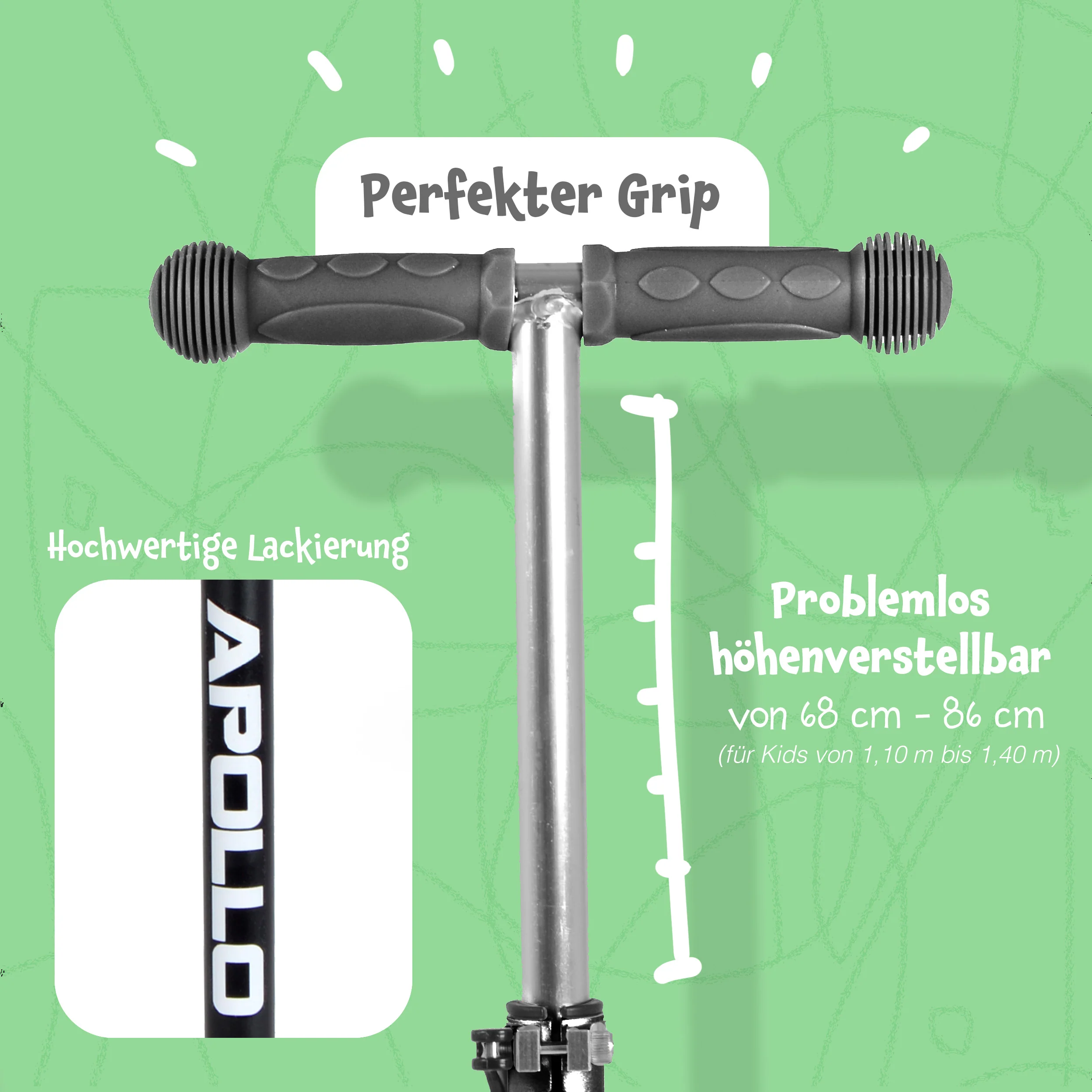 Apollo Kinderroller Kids Whiz LED - in verschiedenen Farben - Image 7