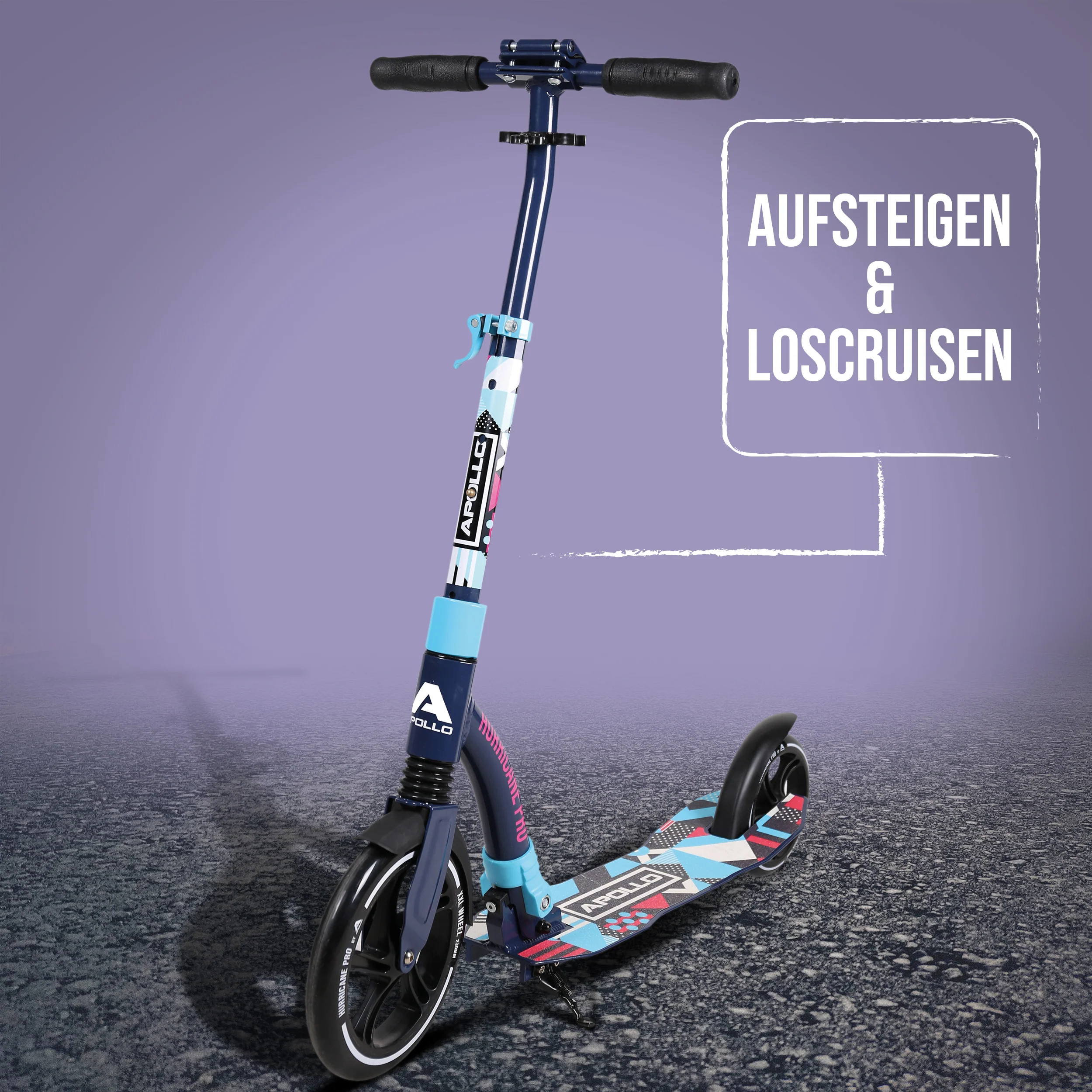 Apollo Scooter - "Hurricane" City-Scooter mit Federung - Image 13