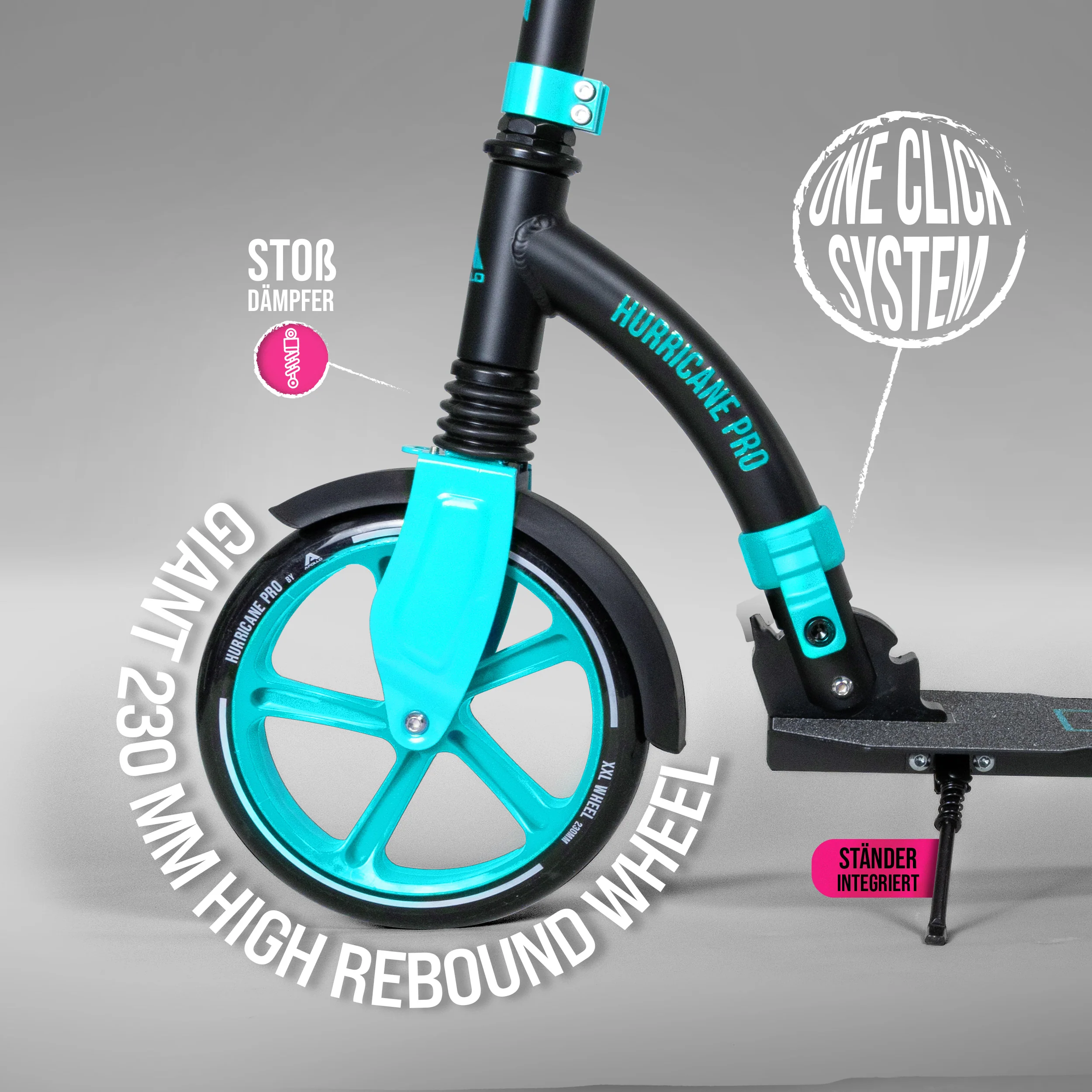Apollo Scooter - "Hurricane" City-Scooter mit Federung - Image 16