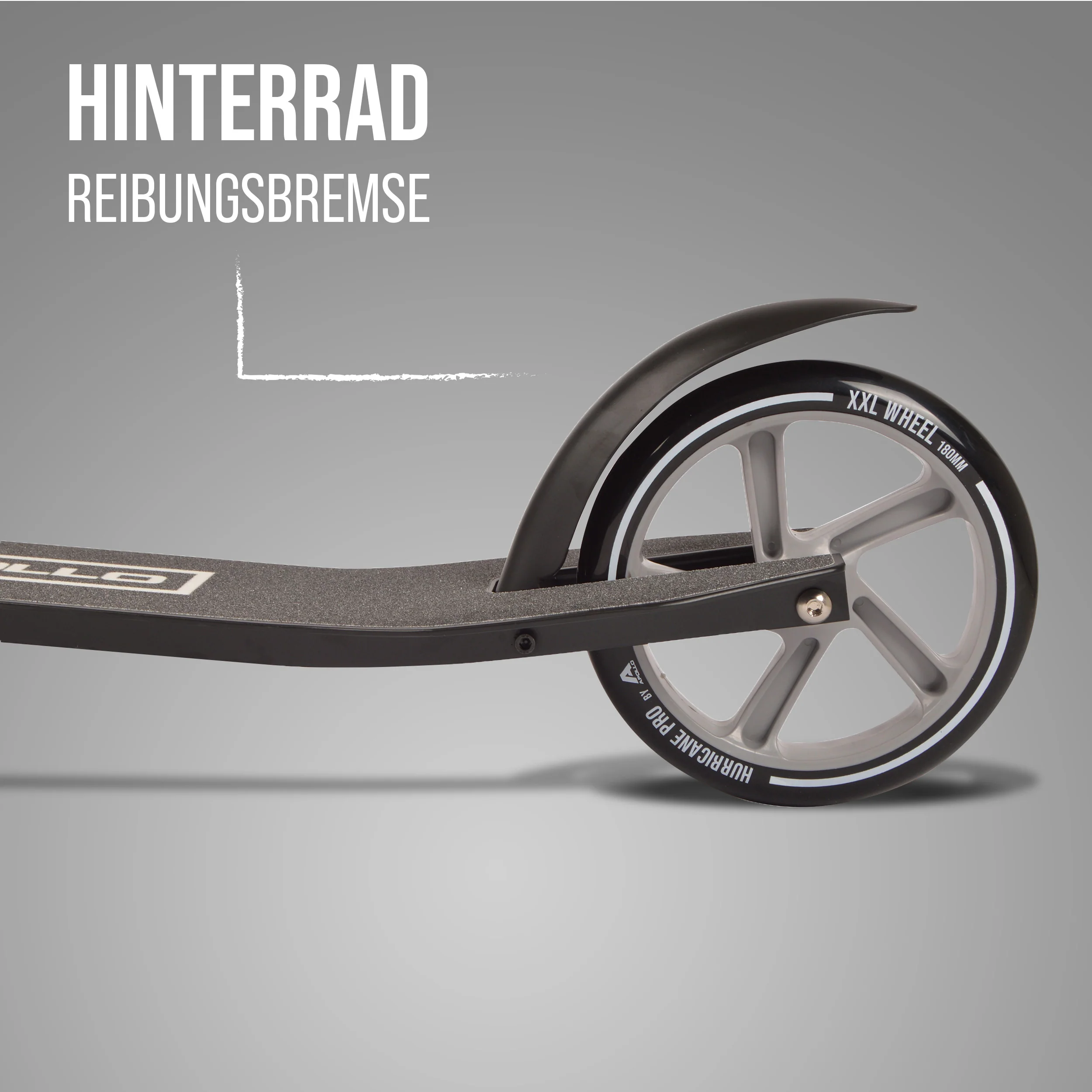 Apollo Scooter - "Hurricane" City-Scooter mit Federung - Image 3