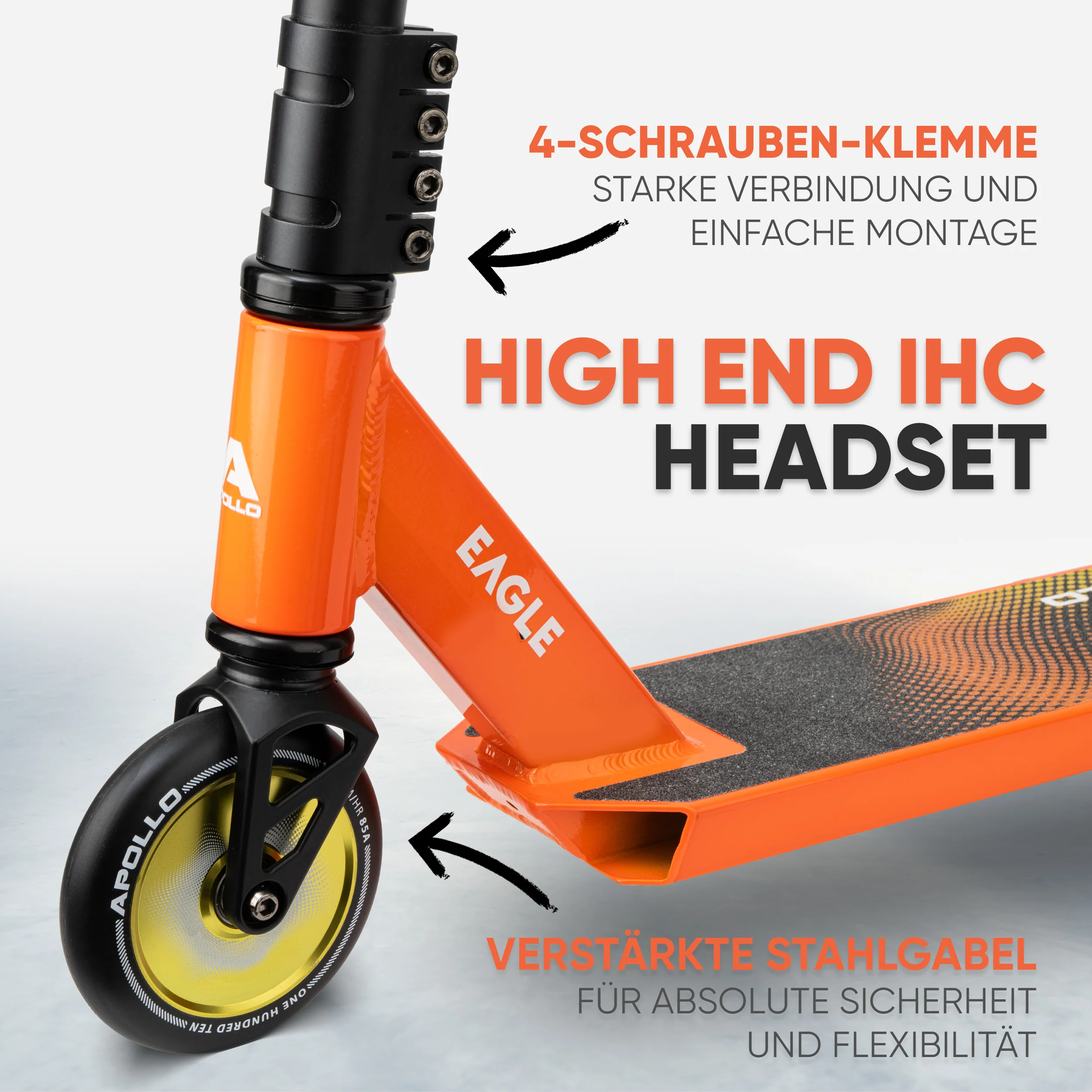 Stunt Scooter 'Eagle' - eloxierter Profi Stuntroller mit ABEC 9 Kugellagern - Image 24