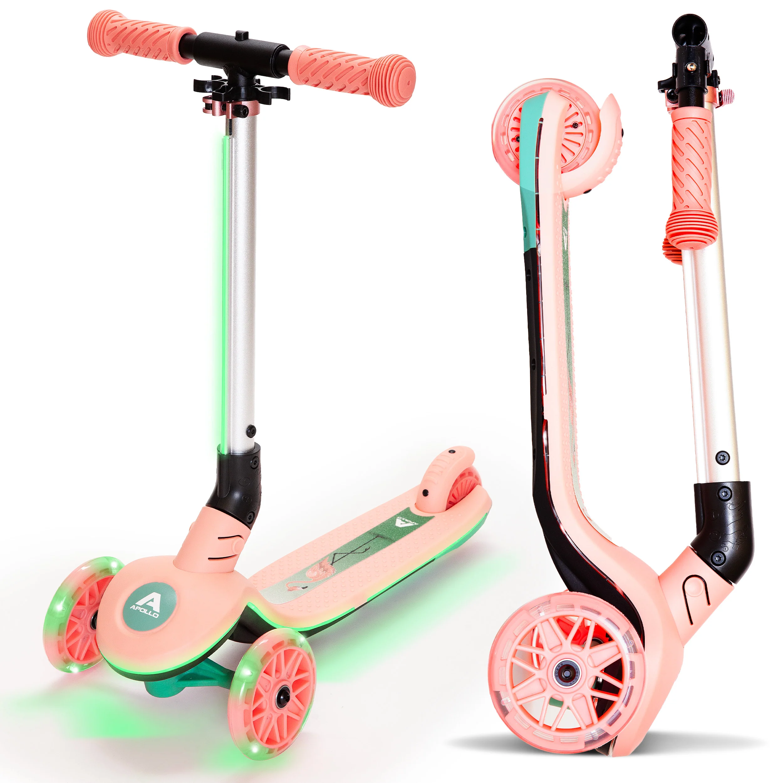 Apollo Whizzie LED Kinderroller, höhenverstellbarer Dreiradscooter für Kinder ab 3 Jahre - Image 6