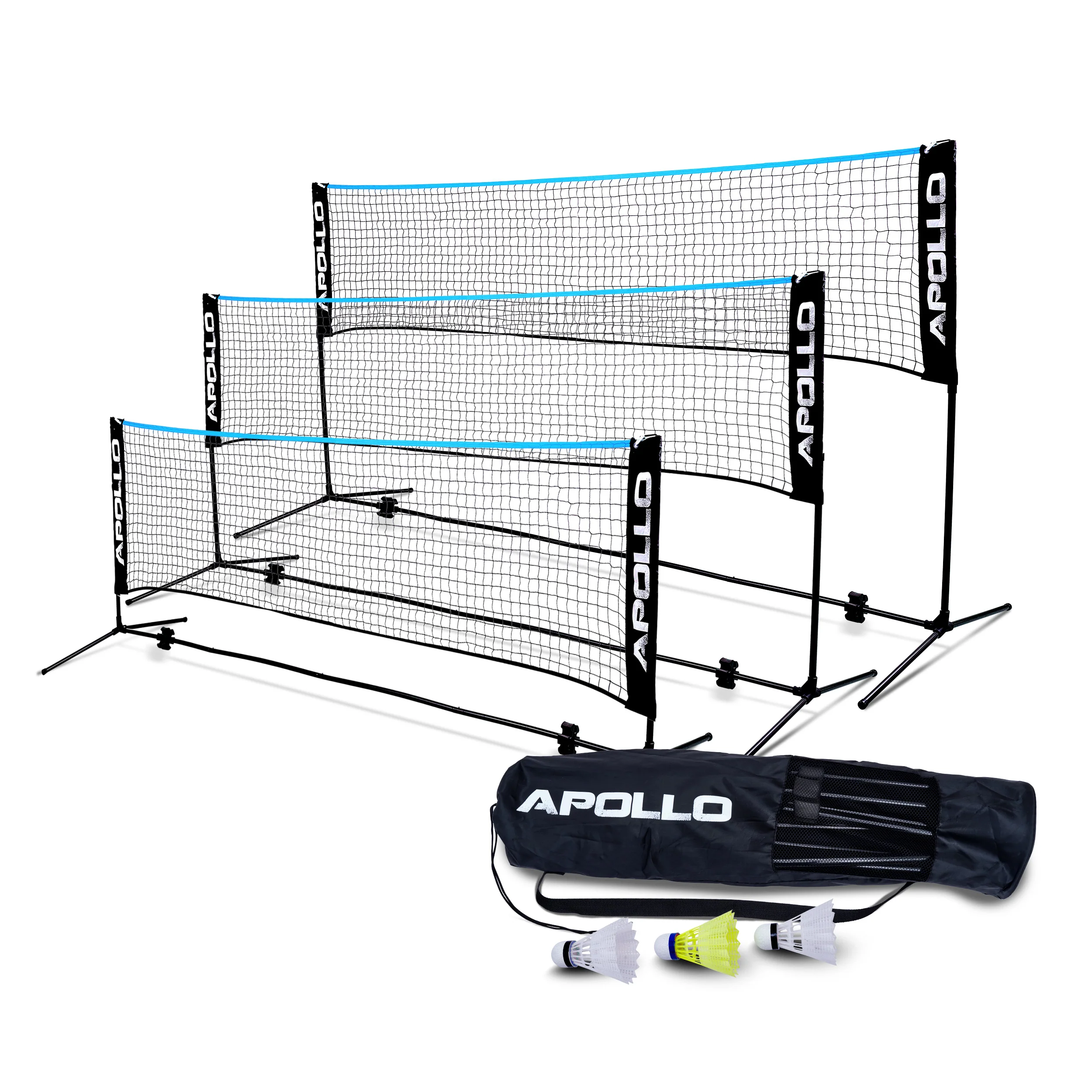 Badminton Netz - Volleyball Netz, höhenverstellbar, verschiedene Breiten - Image 17