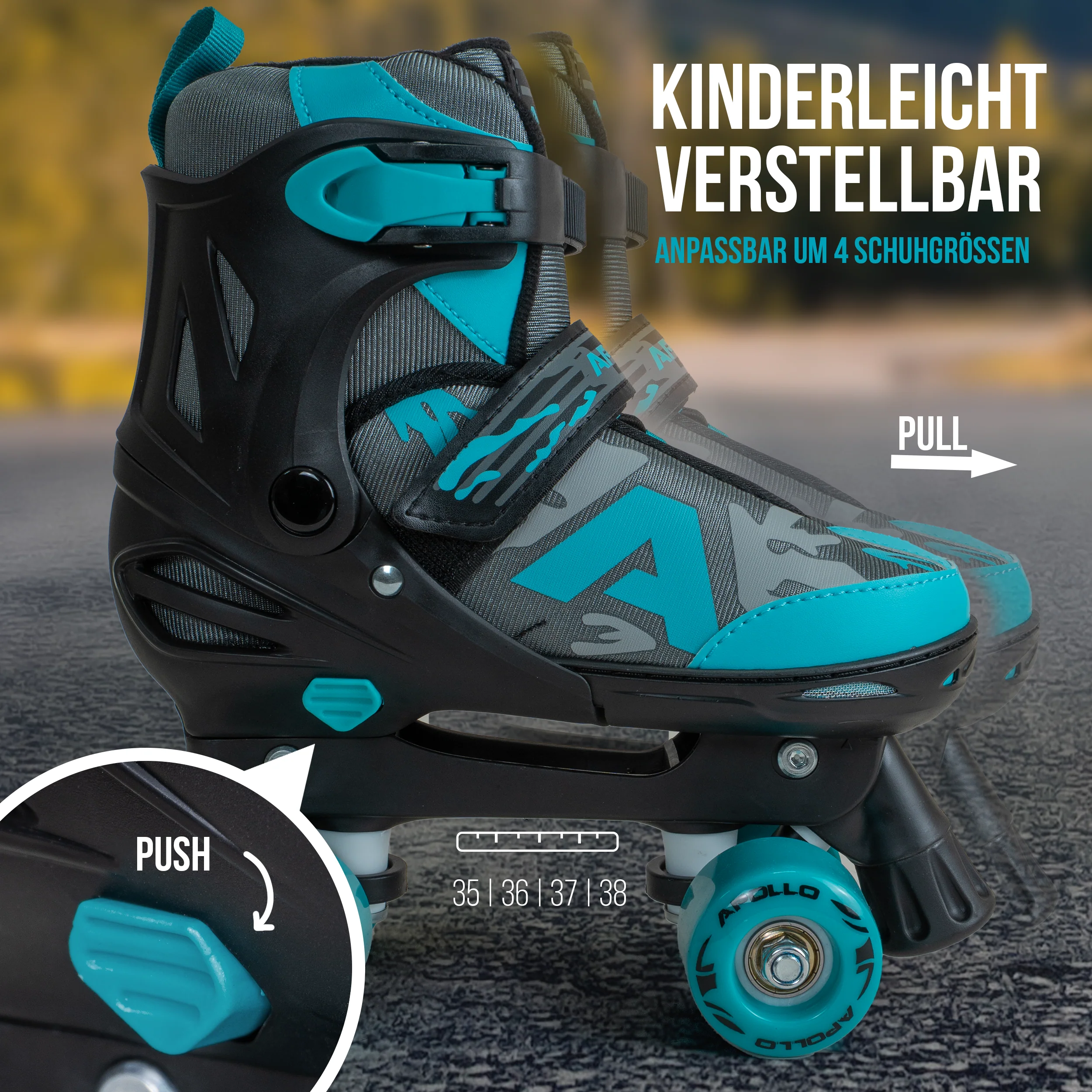 Champion Adjustable Quad Skate - verstellbare Rollschuhe für Kinder & Jugendliche - Image 10