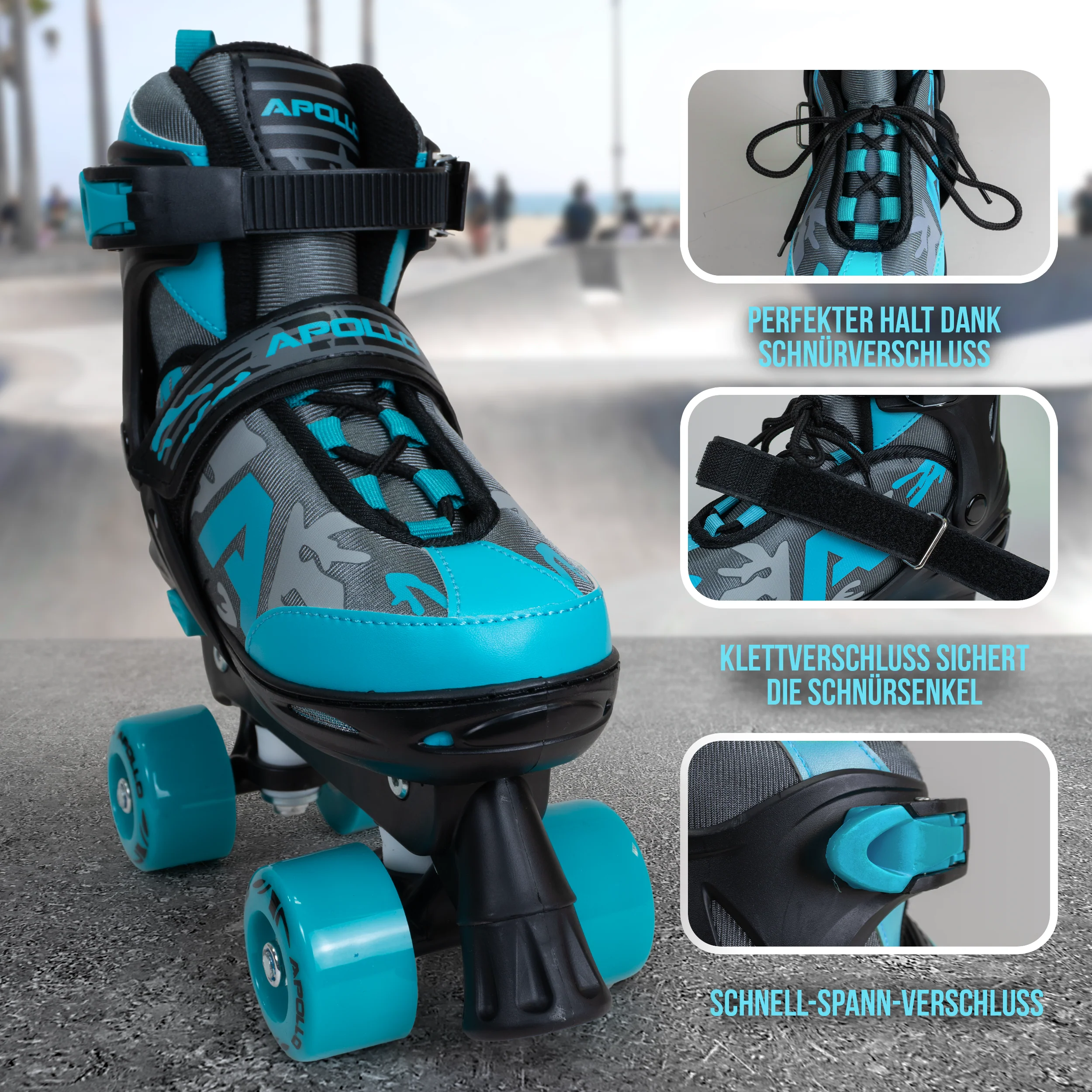 Champion Adjustable Quad Skate - verstellbare Rollschuhe für Kinder & Jugendliche - Image 12