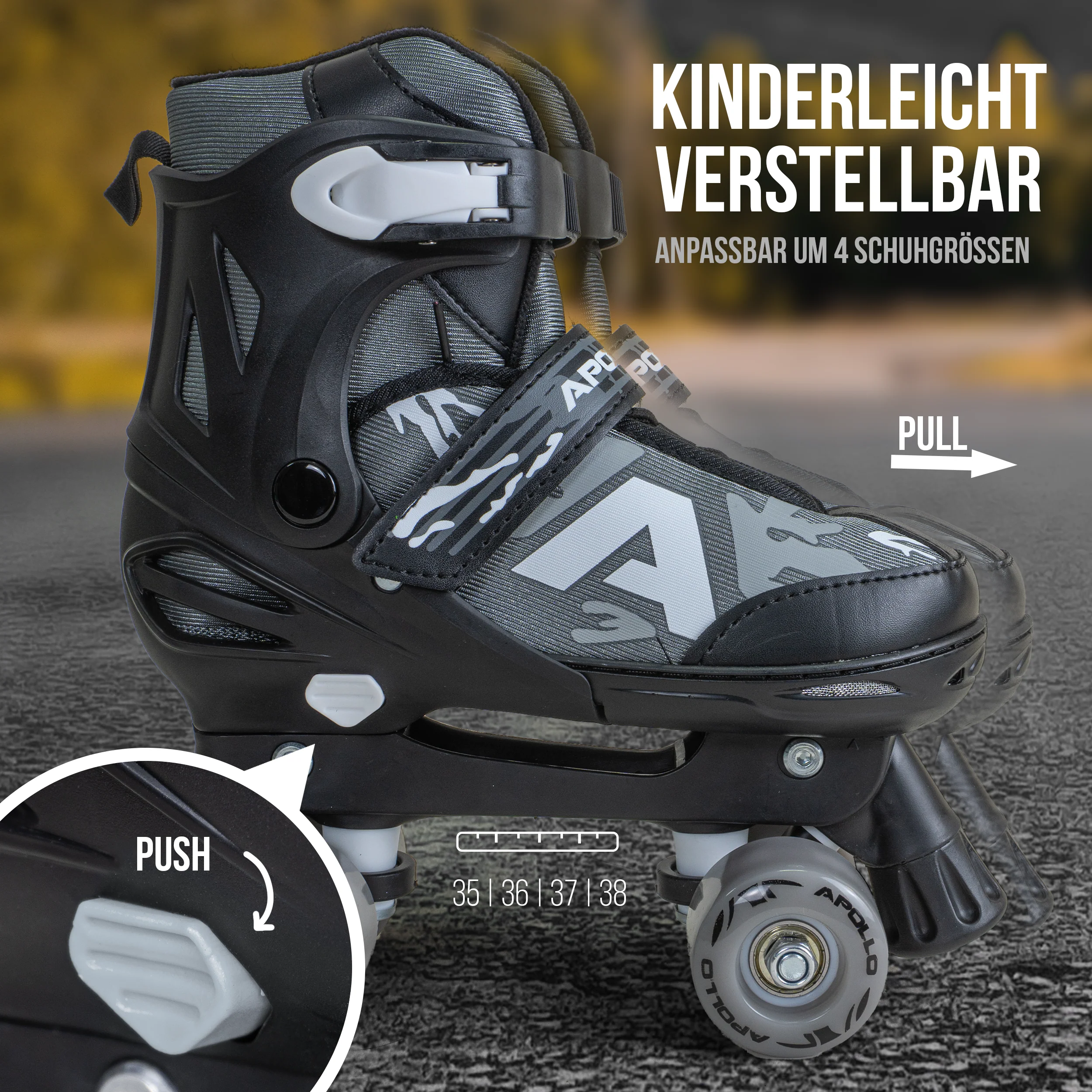 Champion Adjustable Quad Skate - verstellbare Rollschuhe für Kinder & Jugendliche - Image 24