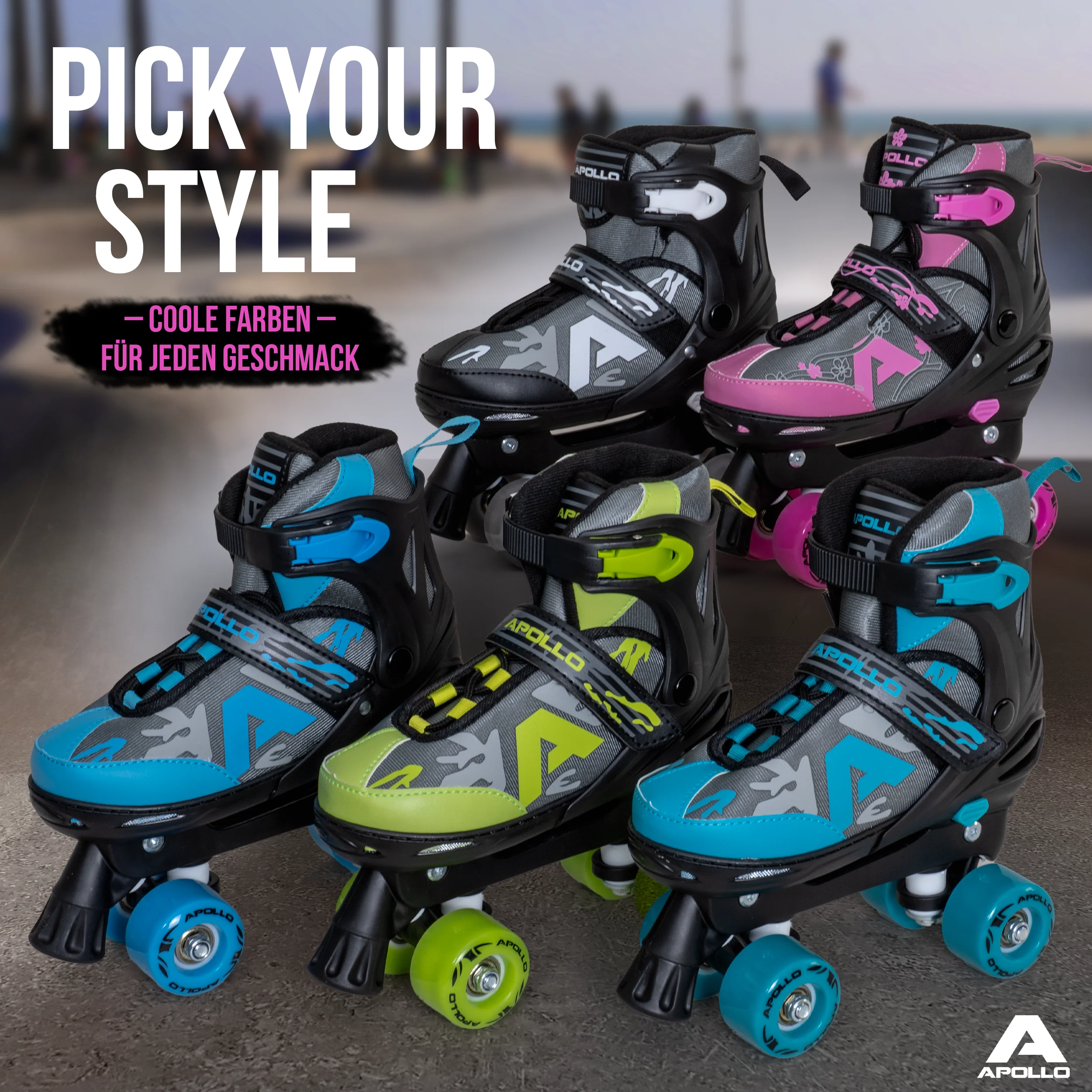Champion Adjustable Quad Skate - verstellbare Rollschuhe für Kinder & Jugendliche - Image 8