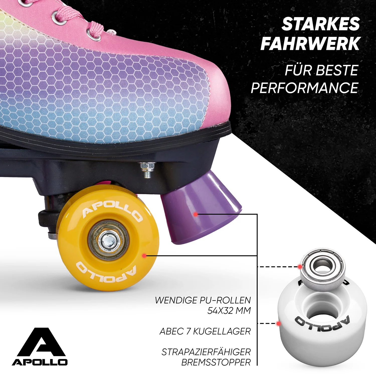 Classic Roller Rollschuhe für Kinder und Erwachsene - Dancing Queen - Image 5