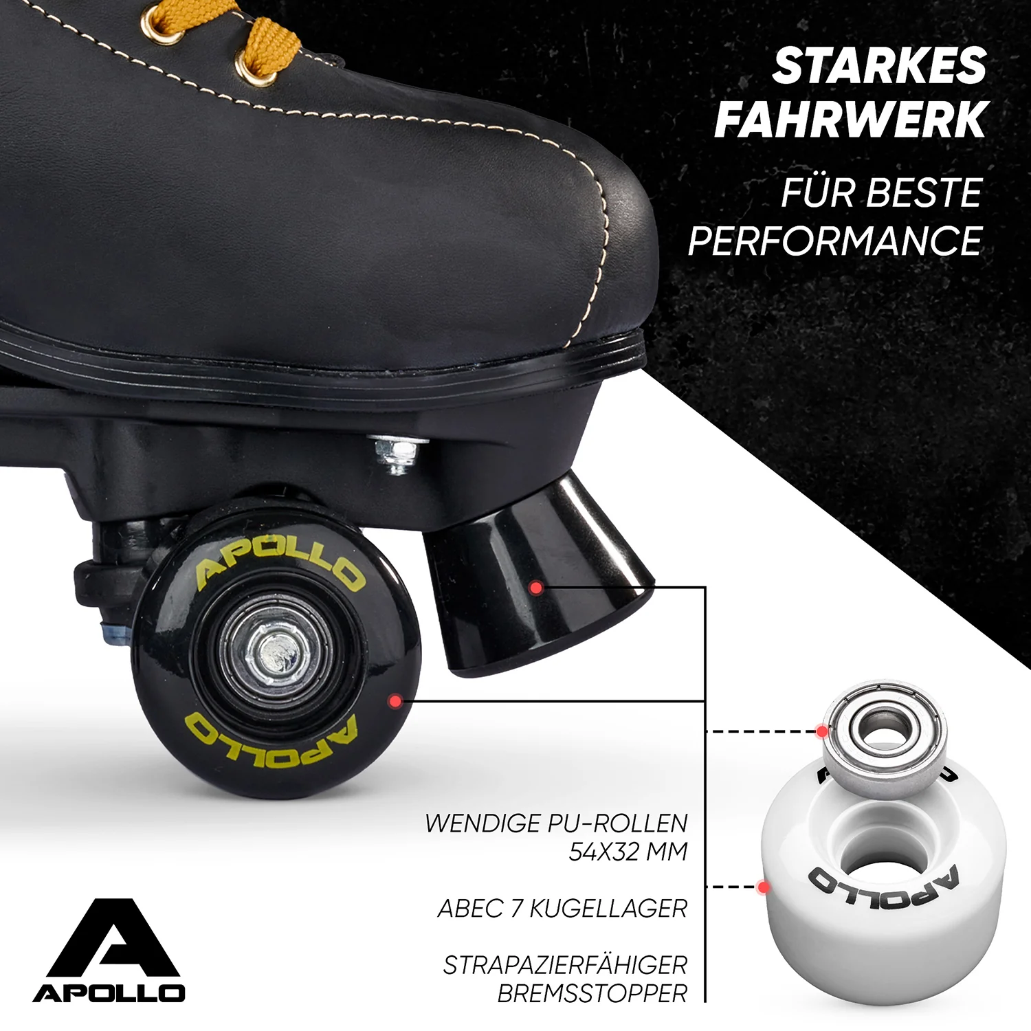 Classic Roller Rollschuhe für Kinder und Erwachsene - Luna Nova - Image 5