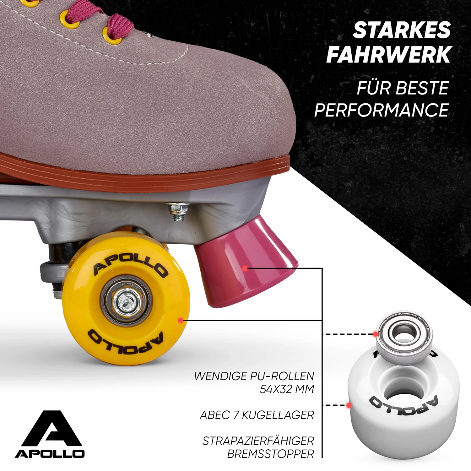 Classic Roller Rollschuhe für Kinder und Erwachsene - Nightfever - Image 5