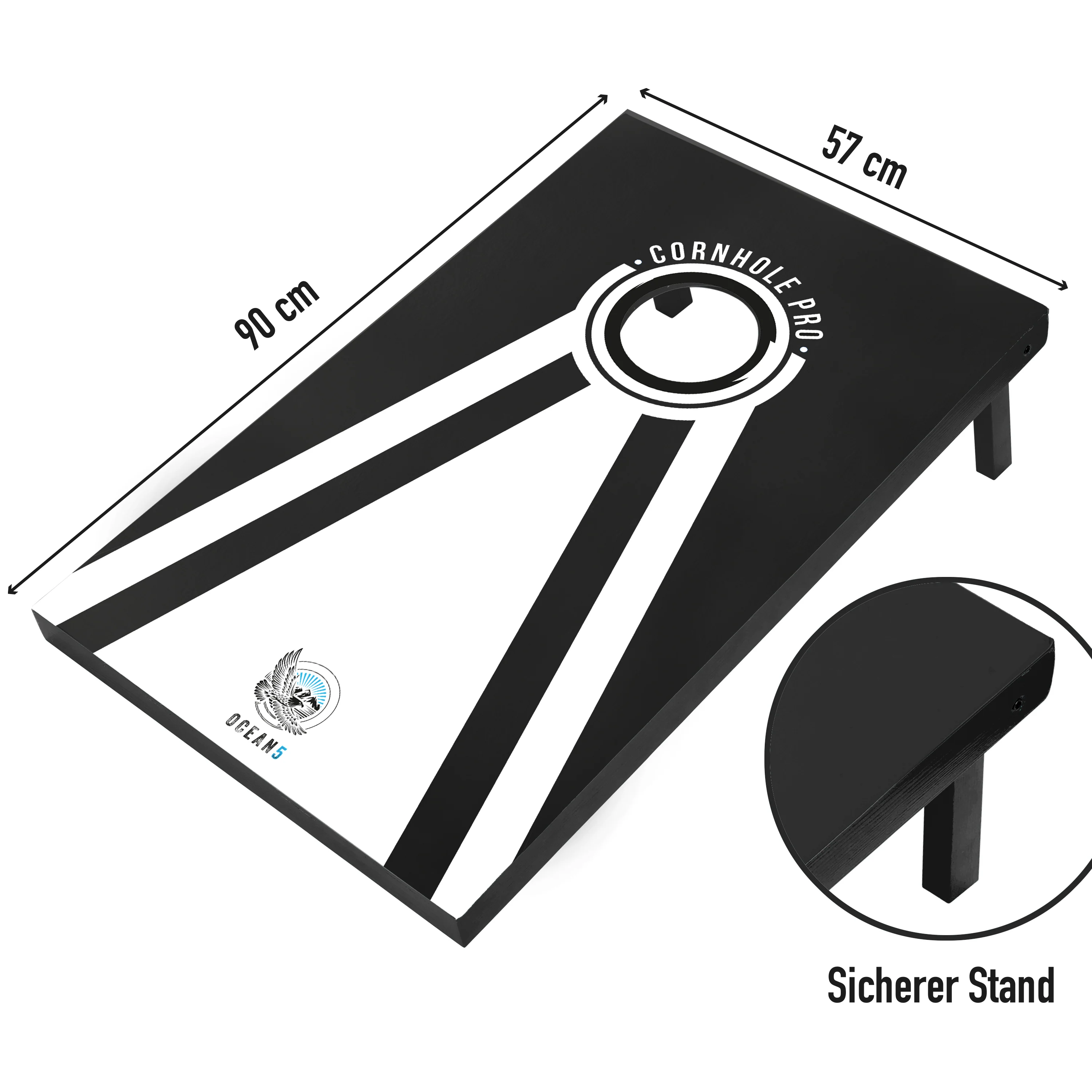 Cornhole Pro - großes Sacklochspiel, Outdoorspiel, Wurfspiel - Image 8