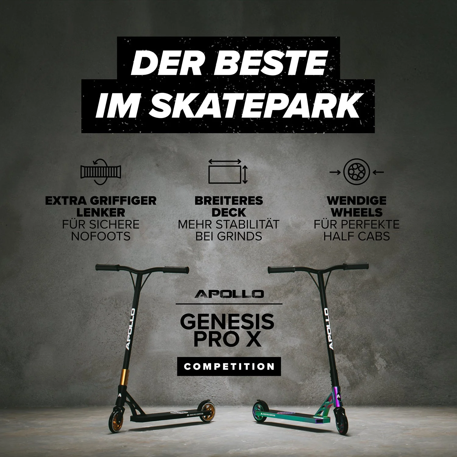 High End Stunt Scooter - Genesis Pro X Competition mit ABEC 9 Kugellagern - Image 12
